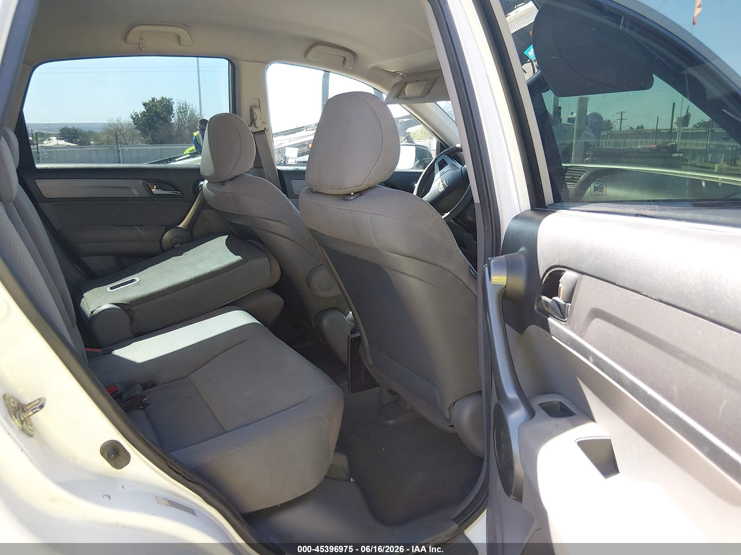 2009 Honda Cr-v Lx White vin: JHLRE38309C002421