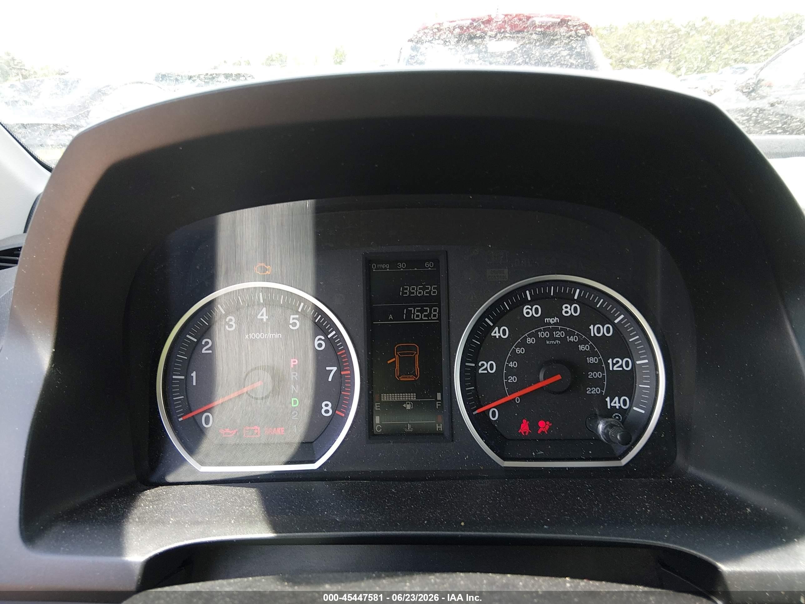 2007 Honda Cr-v Lx Silver vin: JHLRE38317C014283