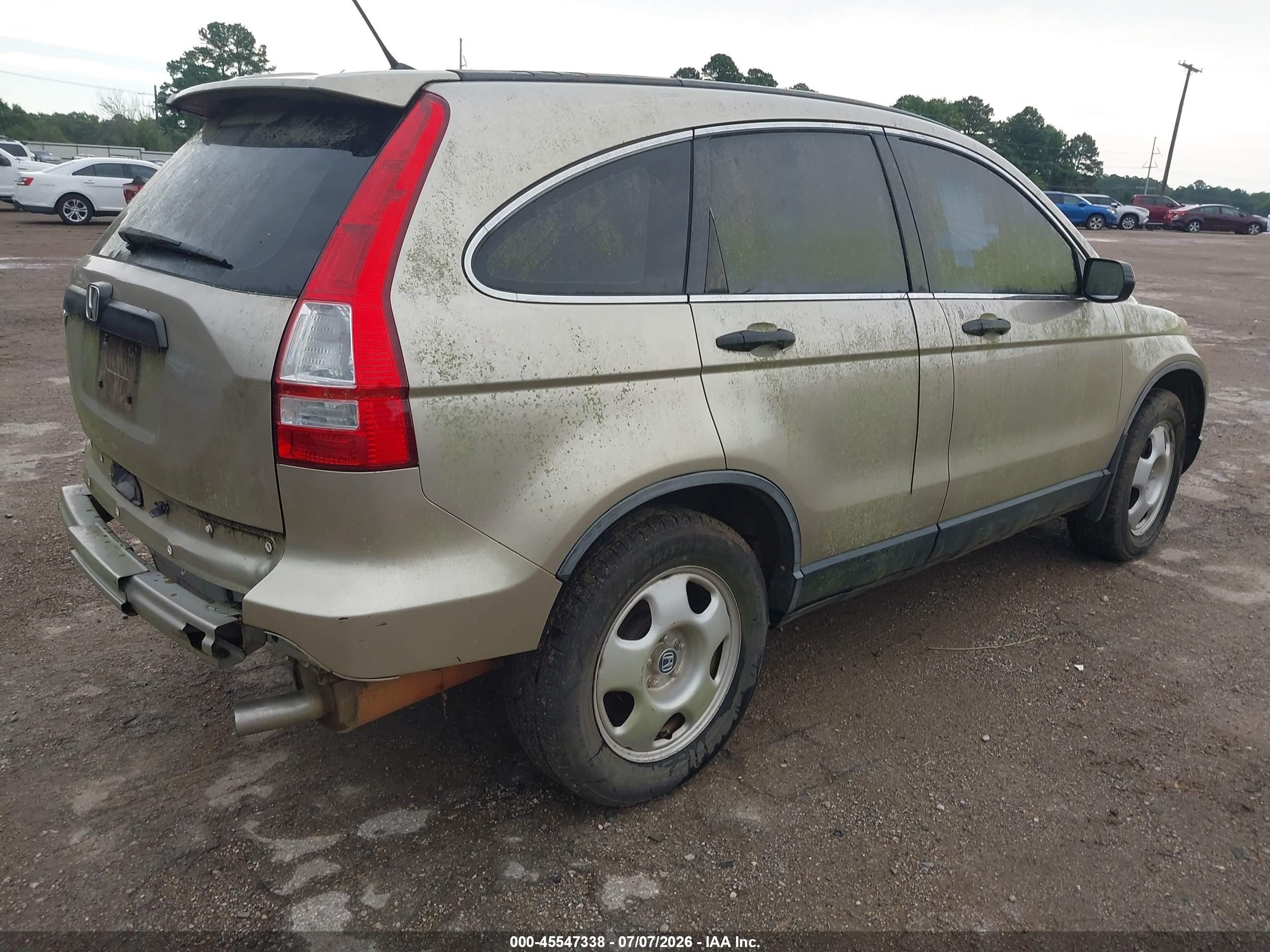 2007 Honda Cr-v Lx Gold vin: JHLRE38317C017538