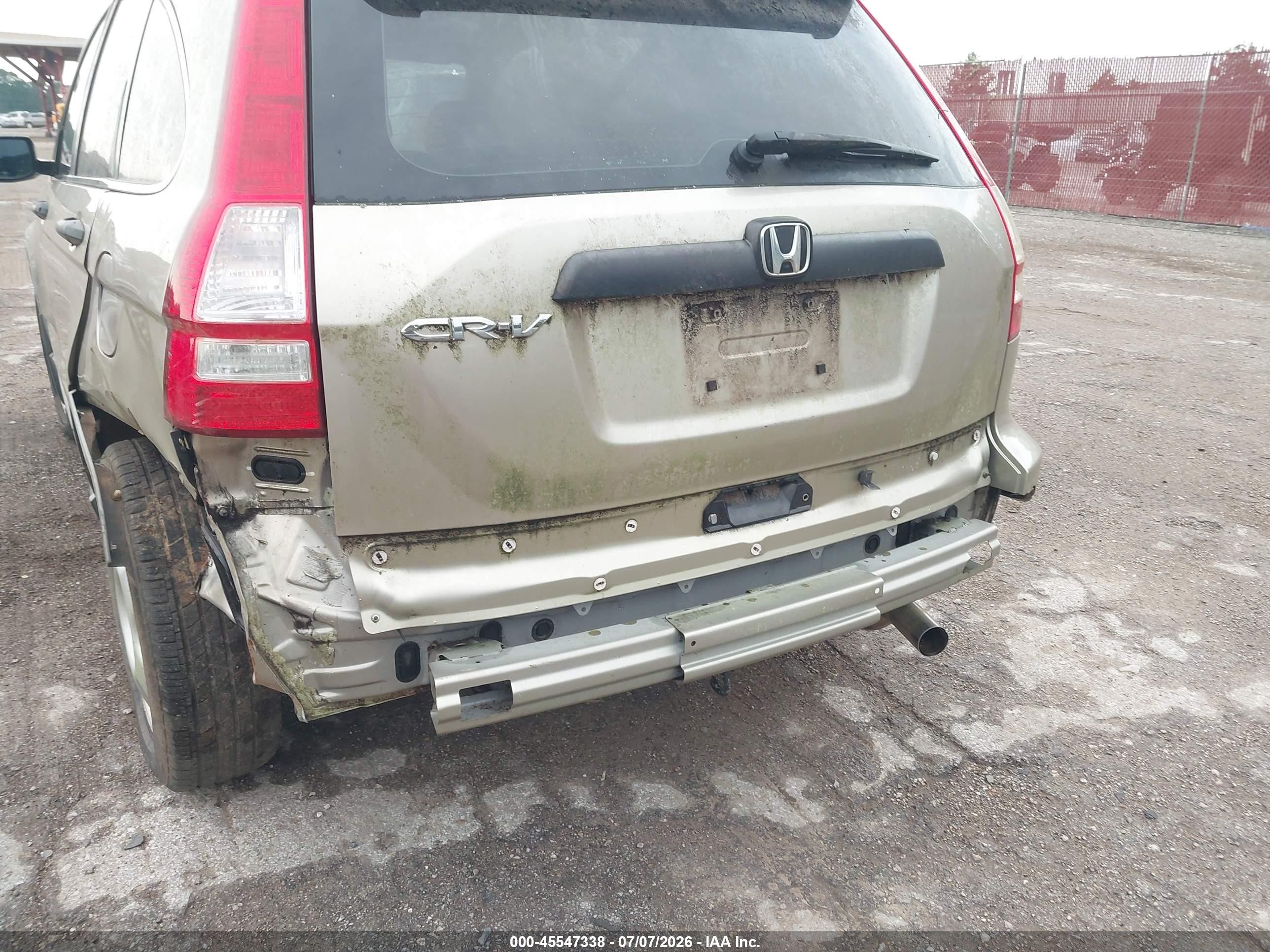 2007 Honda Cr-v Lx Gold vin: JHLRE38317C017538
