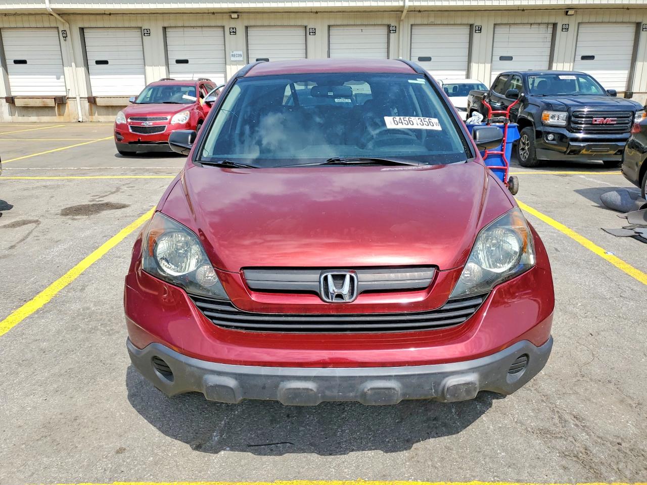 2007 Honda Cr-v Lx Бордовый vin: JHLRE38317C043038