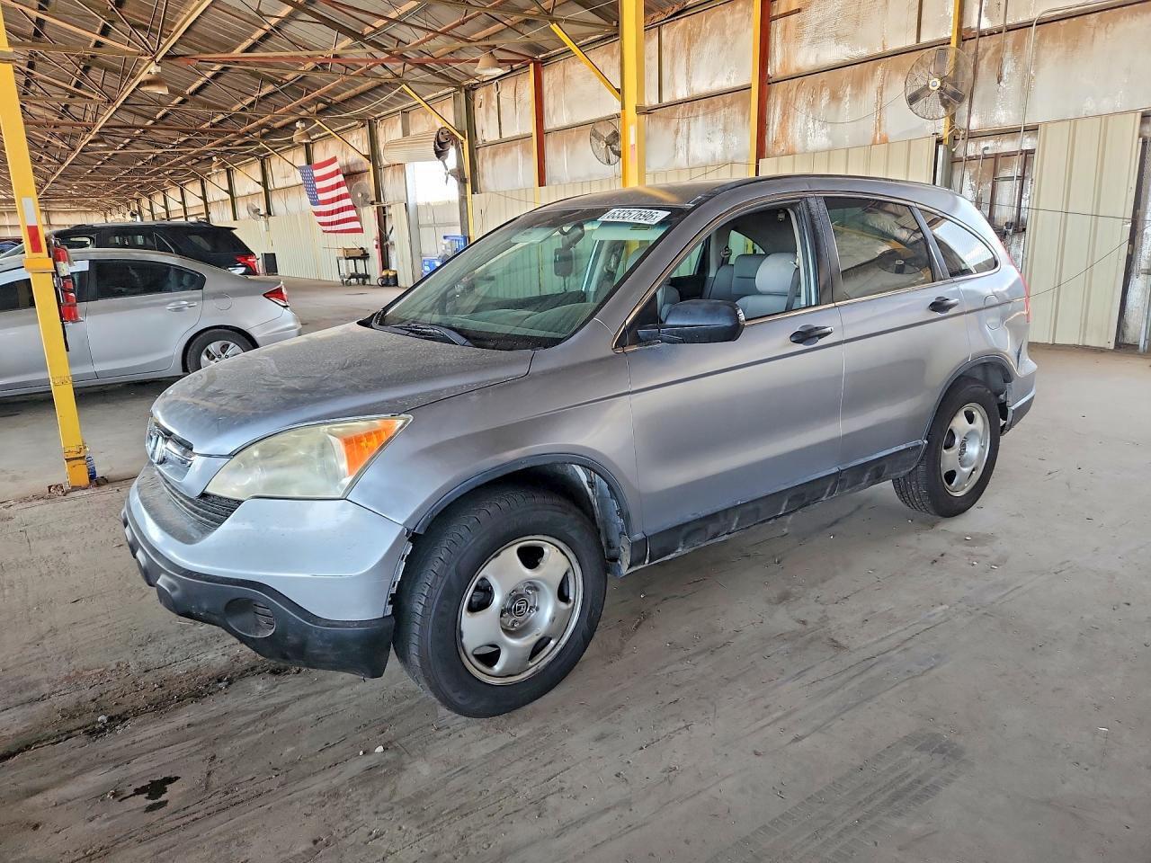 2007 Honda Cr-v Lx Blue vin: JHLRE38317C064486