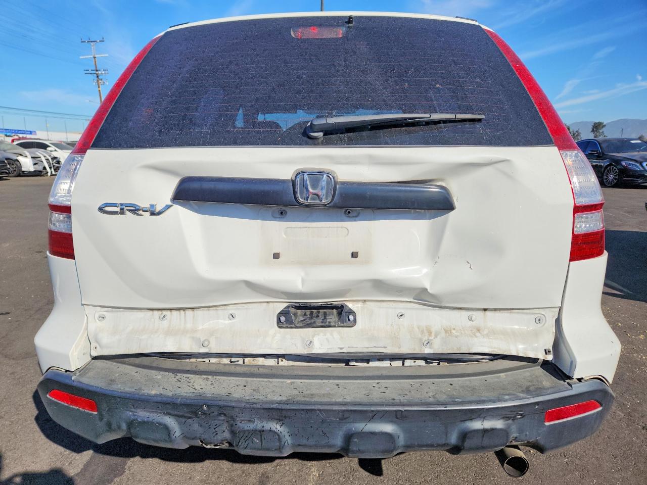 2007 Honda Cr-v Lx Белый vin: JHLRE38317C065802
