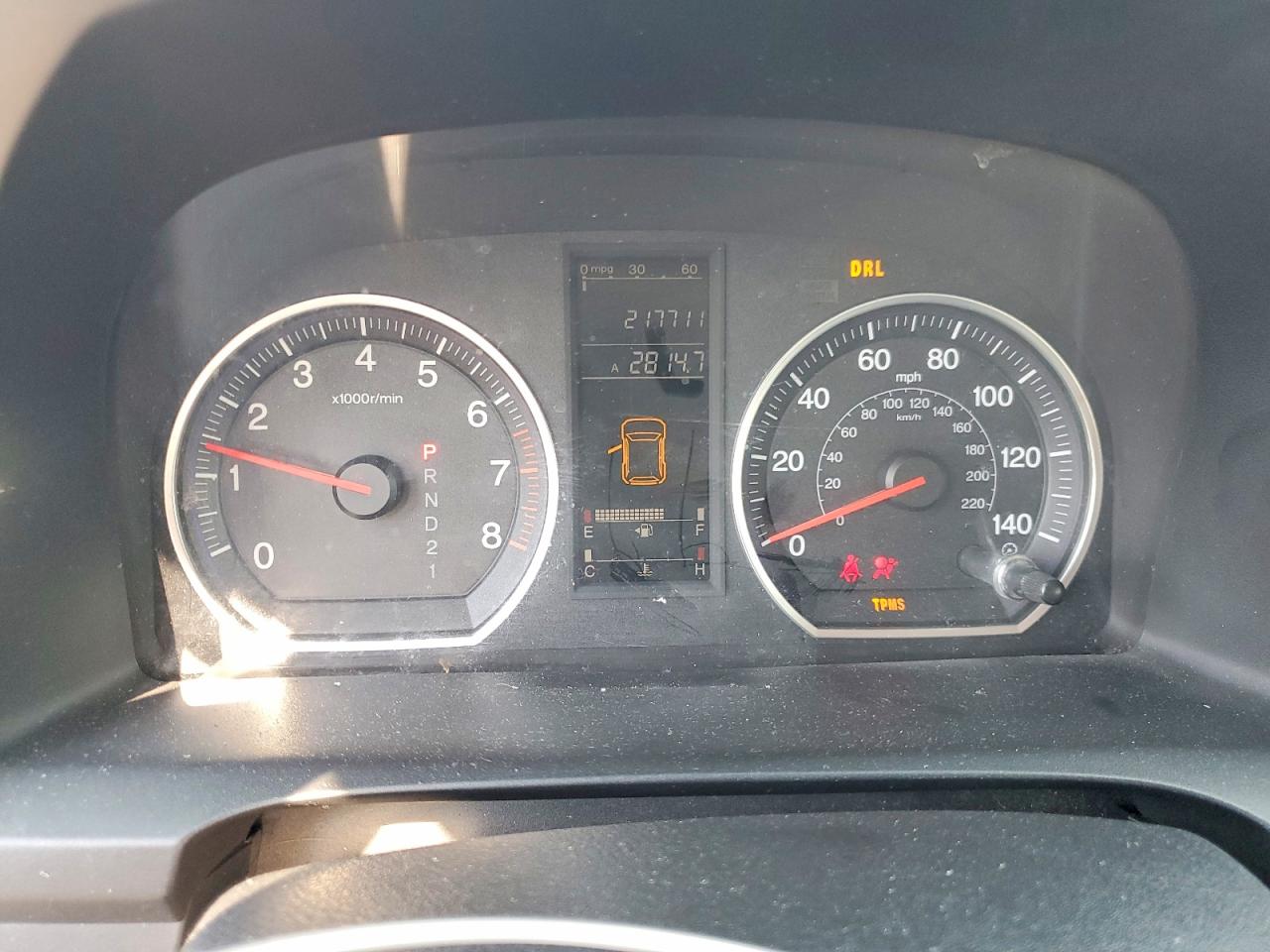 2007 Honda Cr-v Lx Blue vin: JHLRE38317C067436