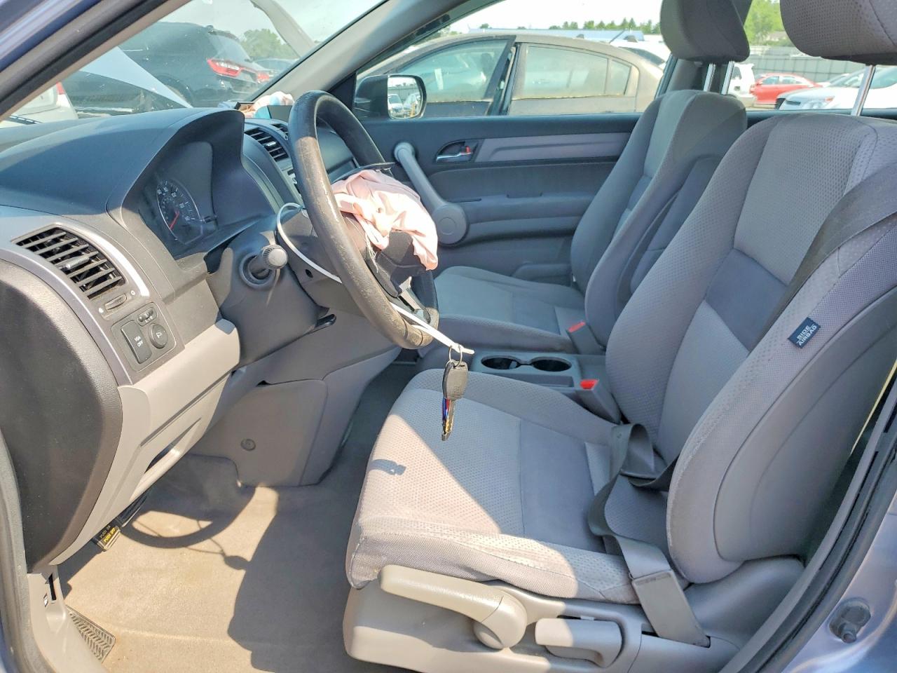 2007 Honda Cr-v Lx Blue vin: JHLRE38317C067436