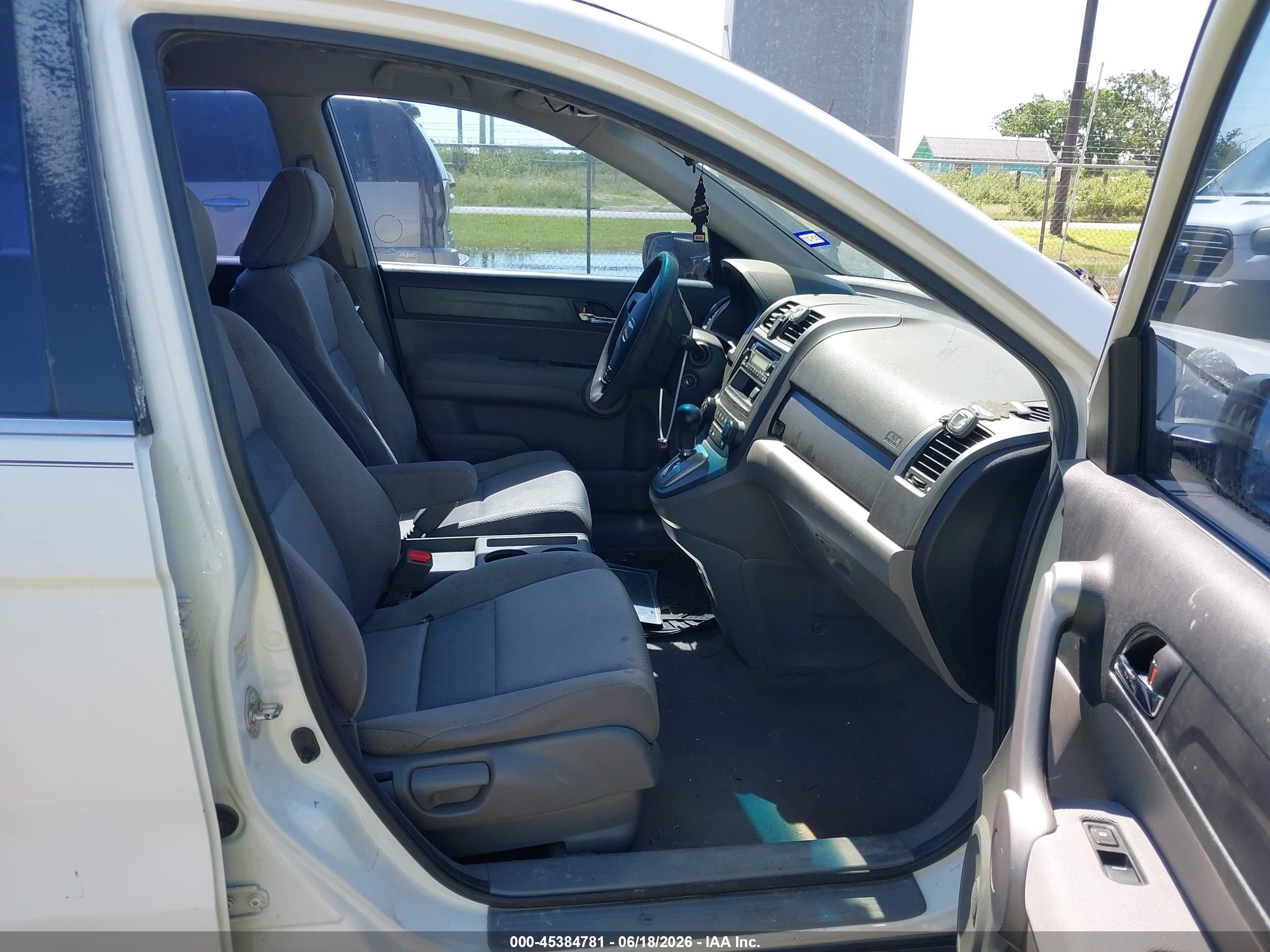 2007 Honda Cr-v Lx White vin: JHLRE38317C070109
