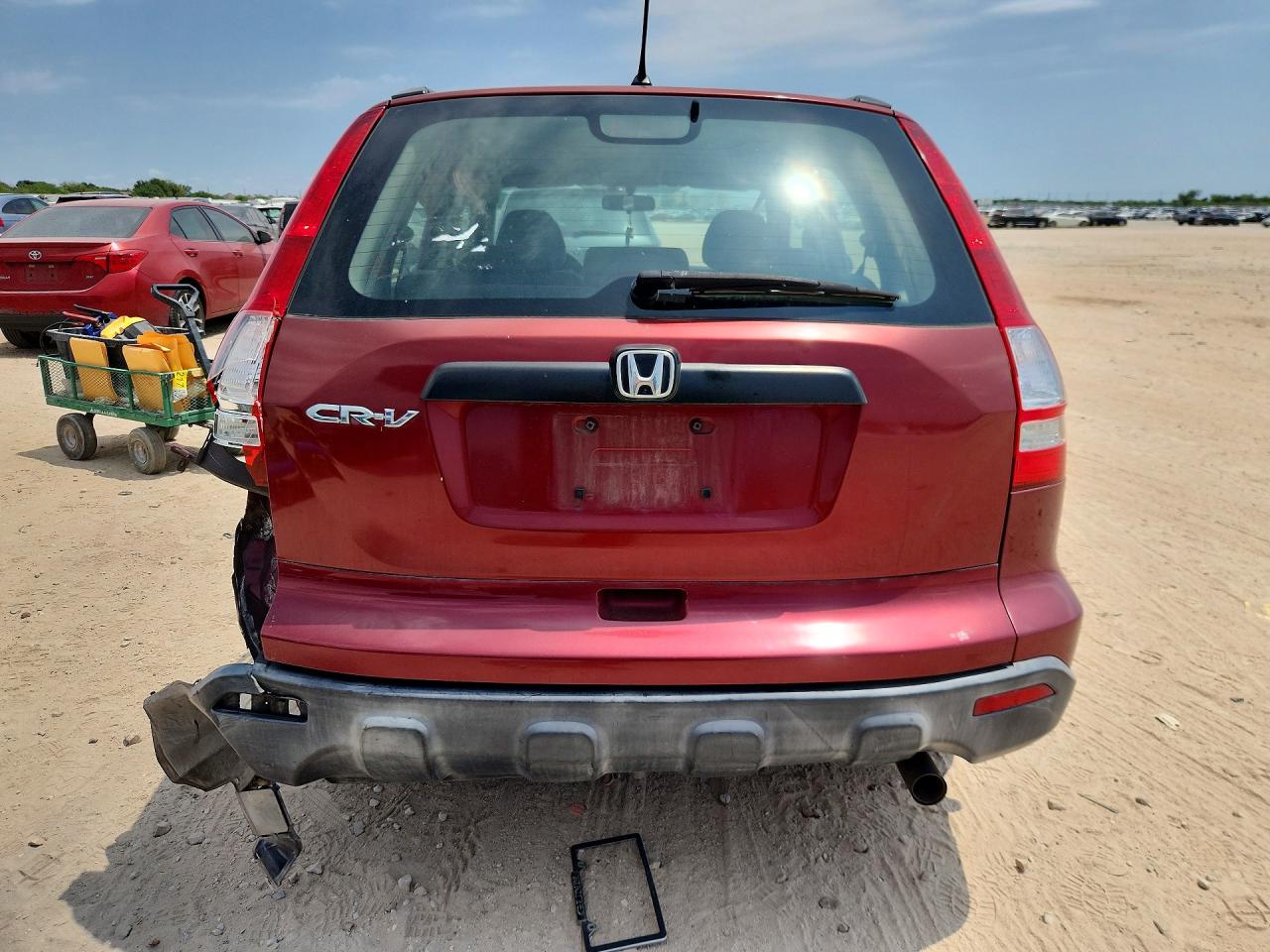 2008 Honda Cr-v Lx Maroon vin: JHLRE38318C010381