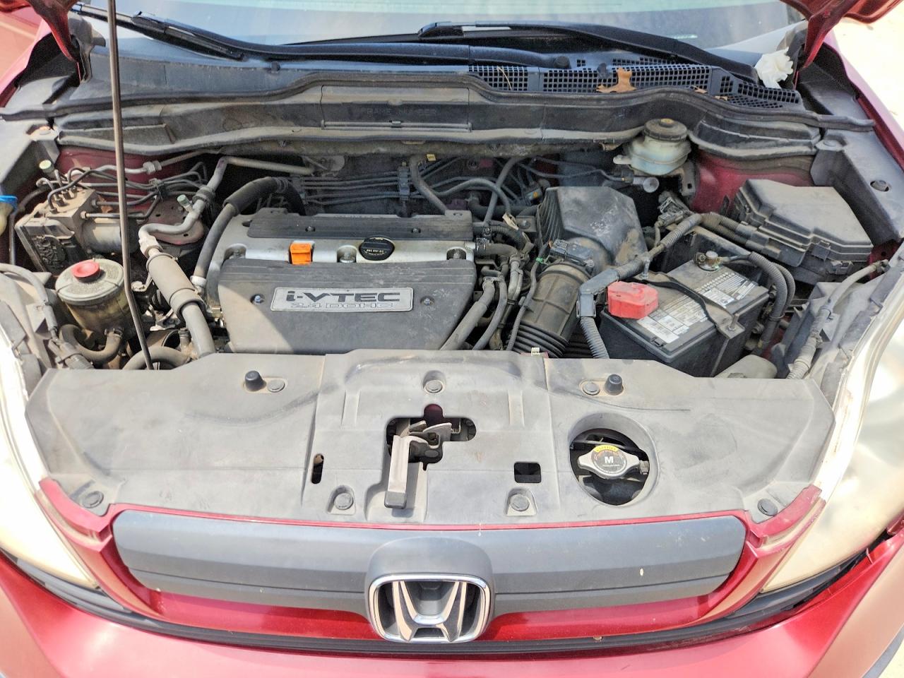 2008 Honda Cr-v Lx Maroon vin: JHLRE38318C010381