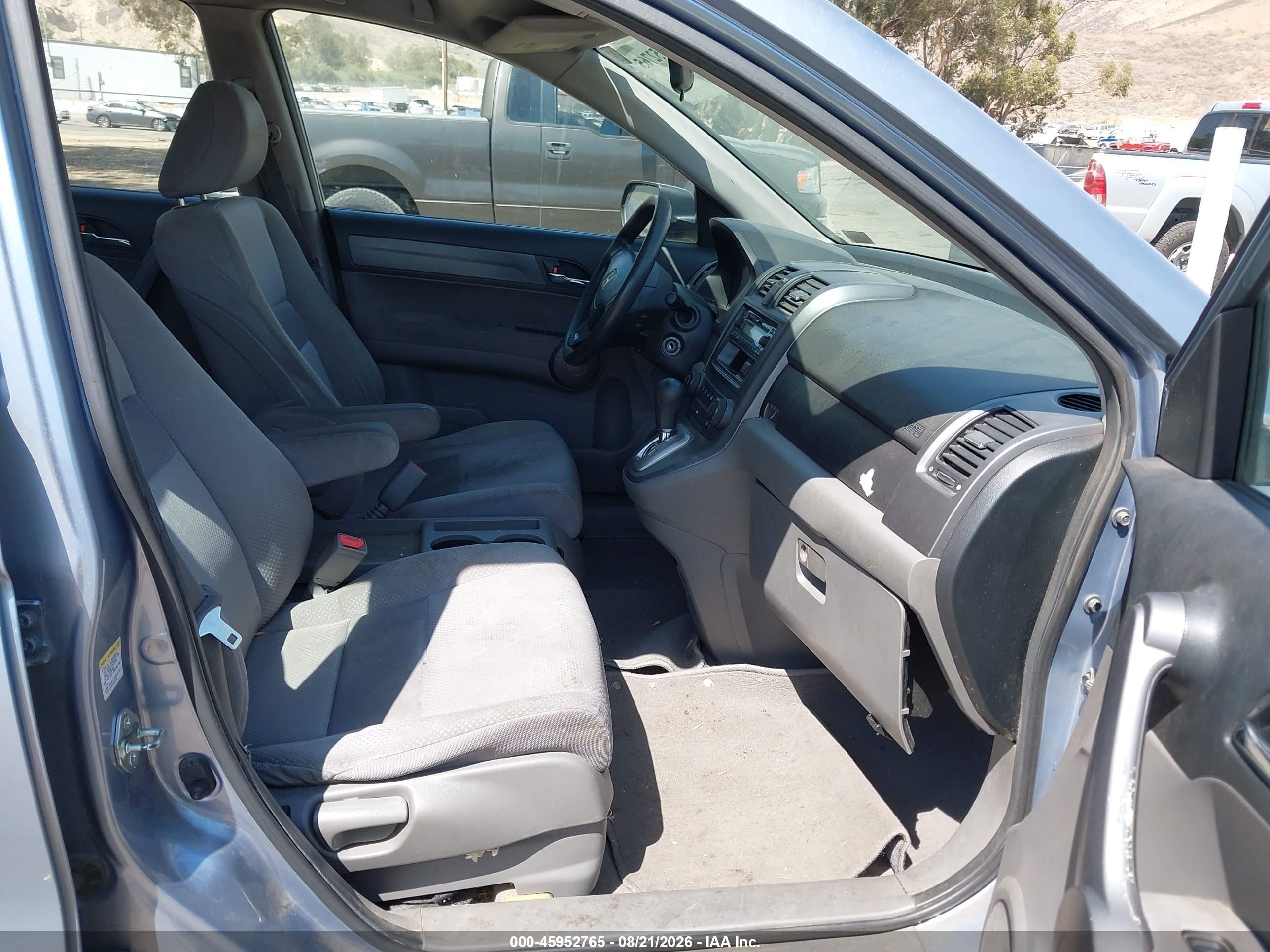 2008 Honda Cr-v Lx Blue vin: JHLRE38318C014060
