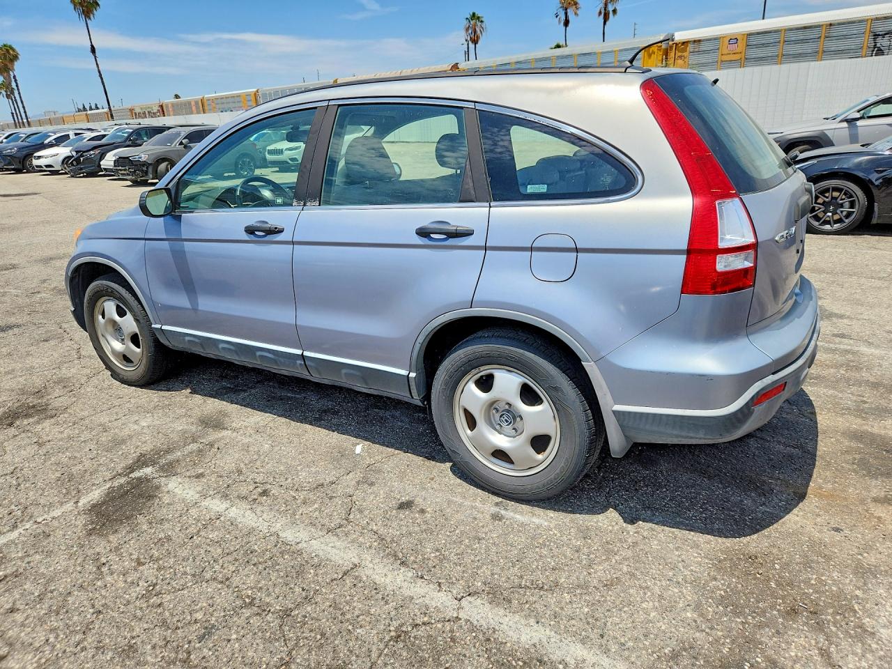 2008 Honda Cr-v Lx Blue vin: JHLRE38318C024572