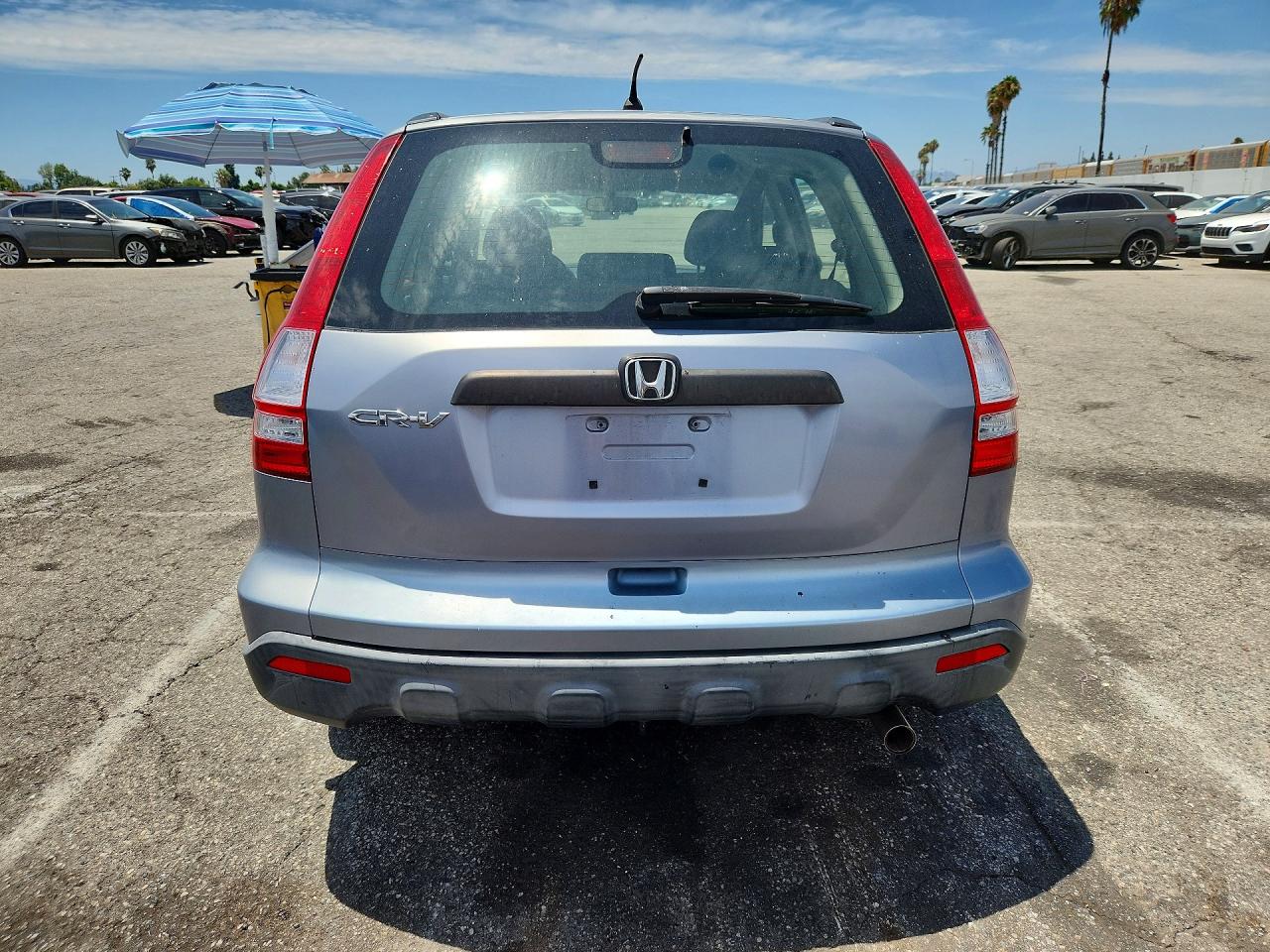 2008 Honda Cr-v Lx Blue vin: JHLRE38318C024572