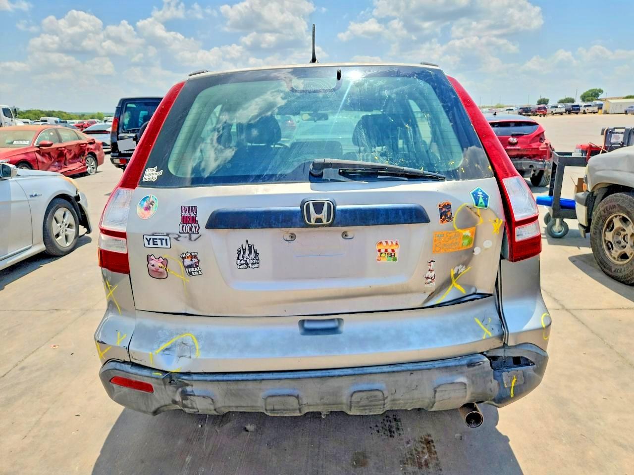 2008 Honda Cr-v Lx Silver vin: JHLRE38318C034504