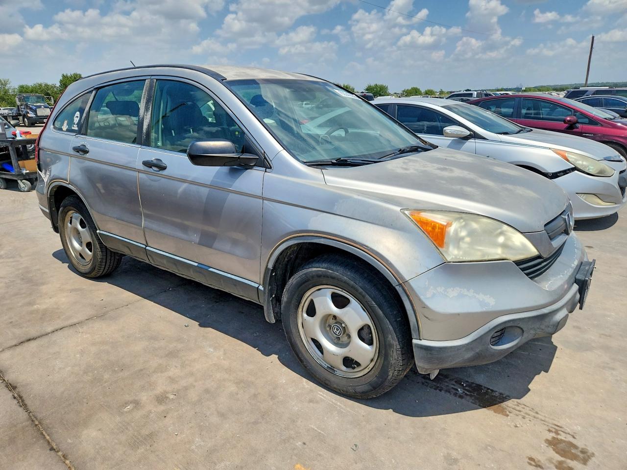 2008 Honda Cr-v Lx Silver vin: JHLRE38318C034504
