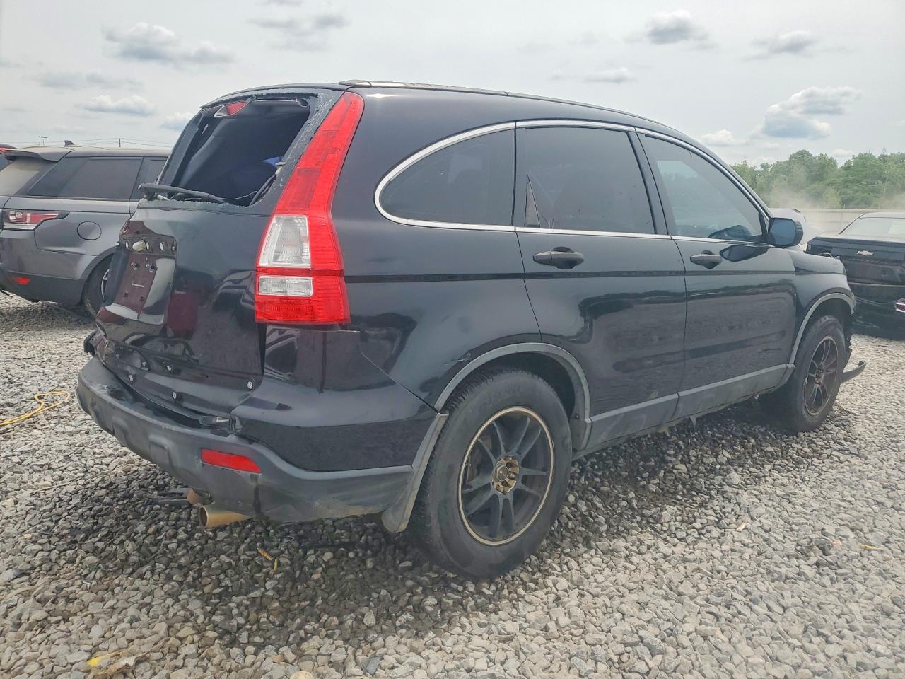 2007 Honda Cr-v Lx Black vin: JHLRE38327C067767