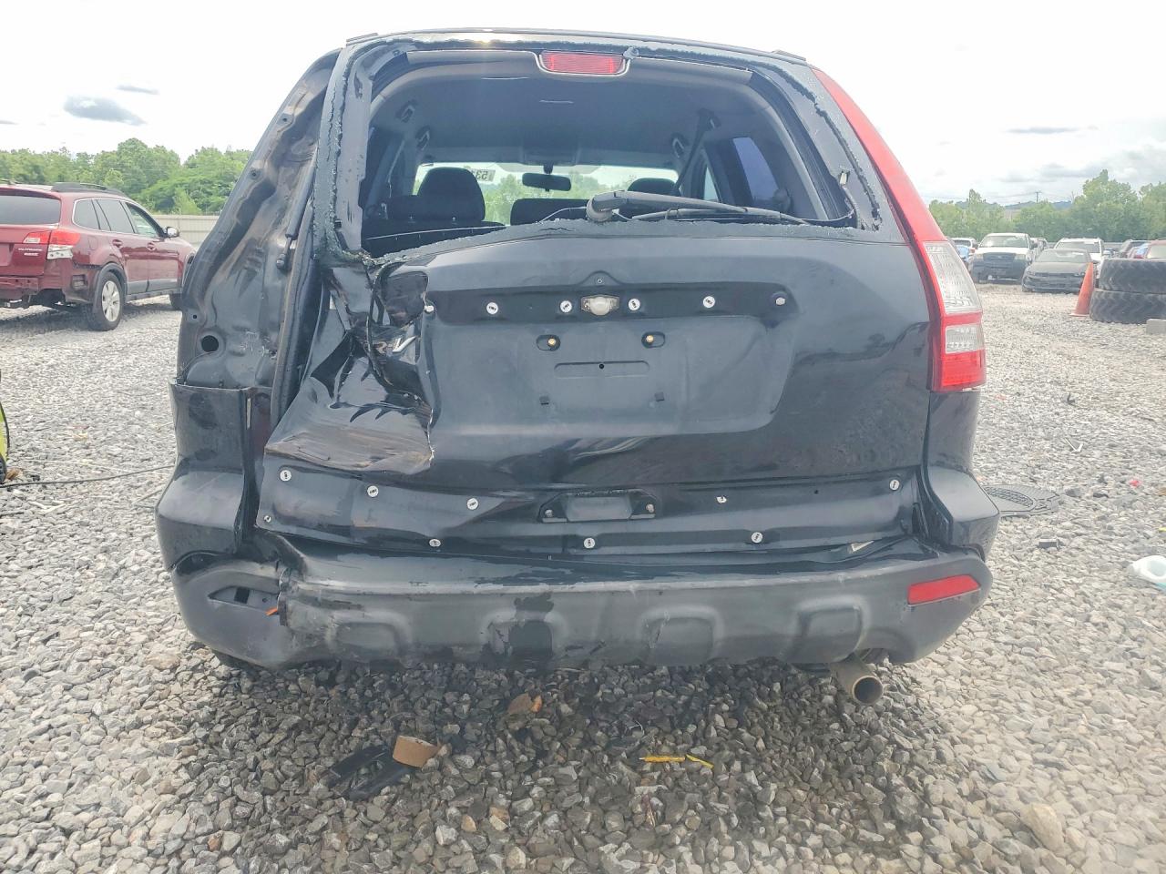 2007 Honda Cr-v Lx Black vin: JHLRE38327C067767