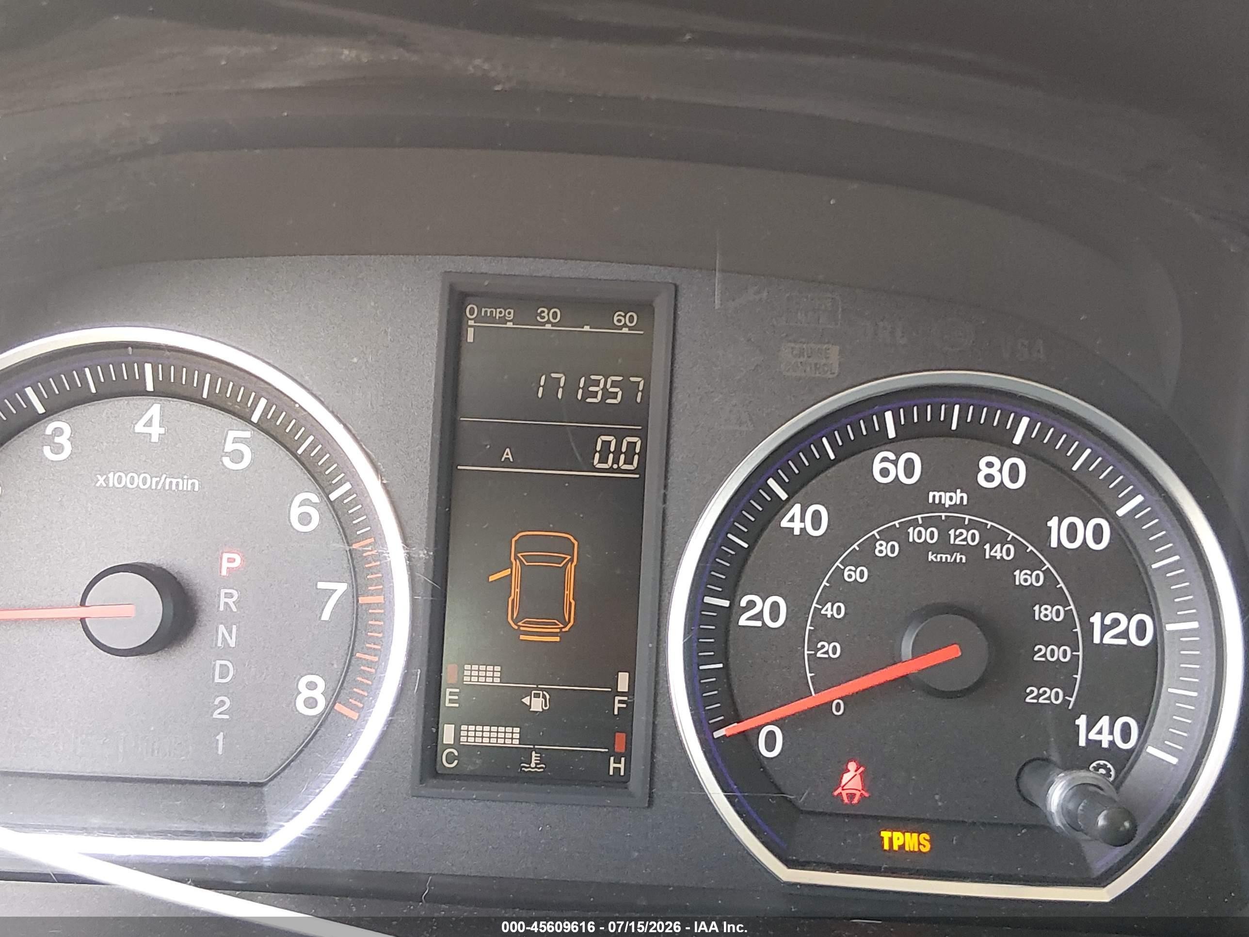 2007 Honda Cr-v Lx Темно-бордовый vin: JHLRE38327C077585