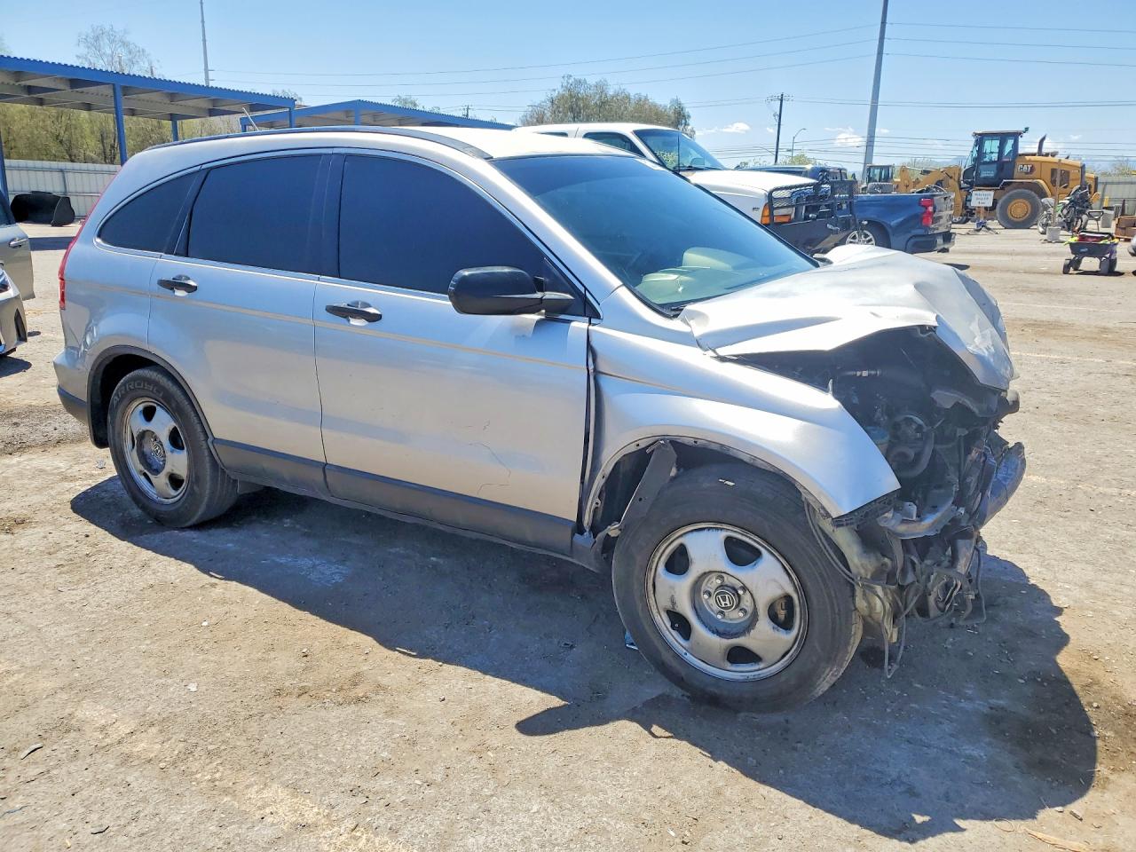 2008 Honda Cr-v Lx Silver vin: JHLRE38328C009174