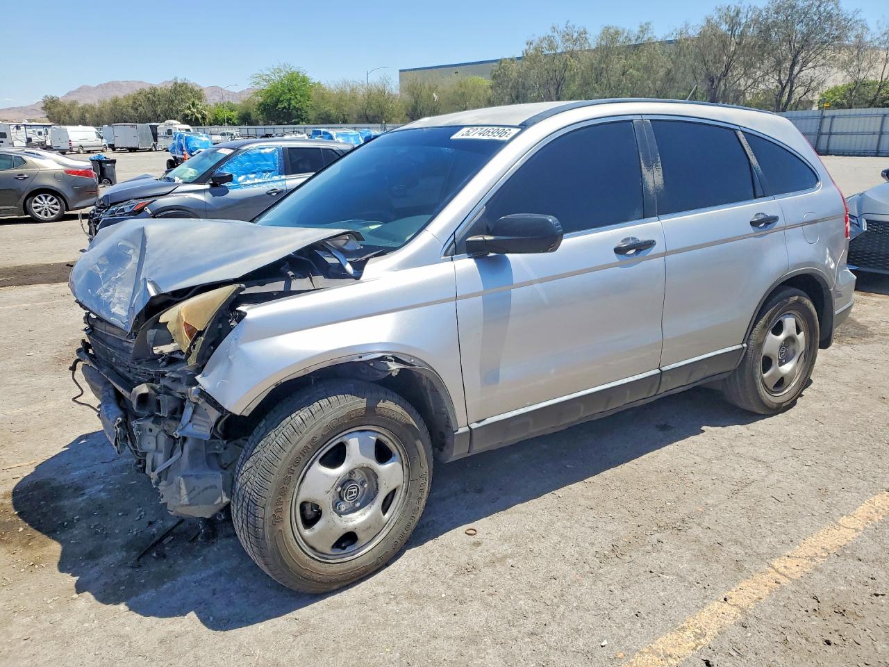 2008 Honda Cr-v Lx Silver vin: JHLRE38328C009174