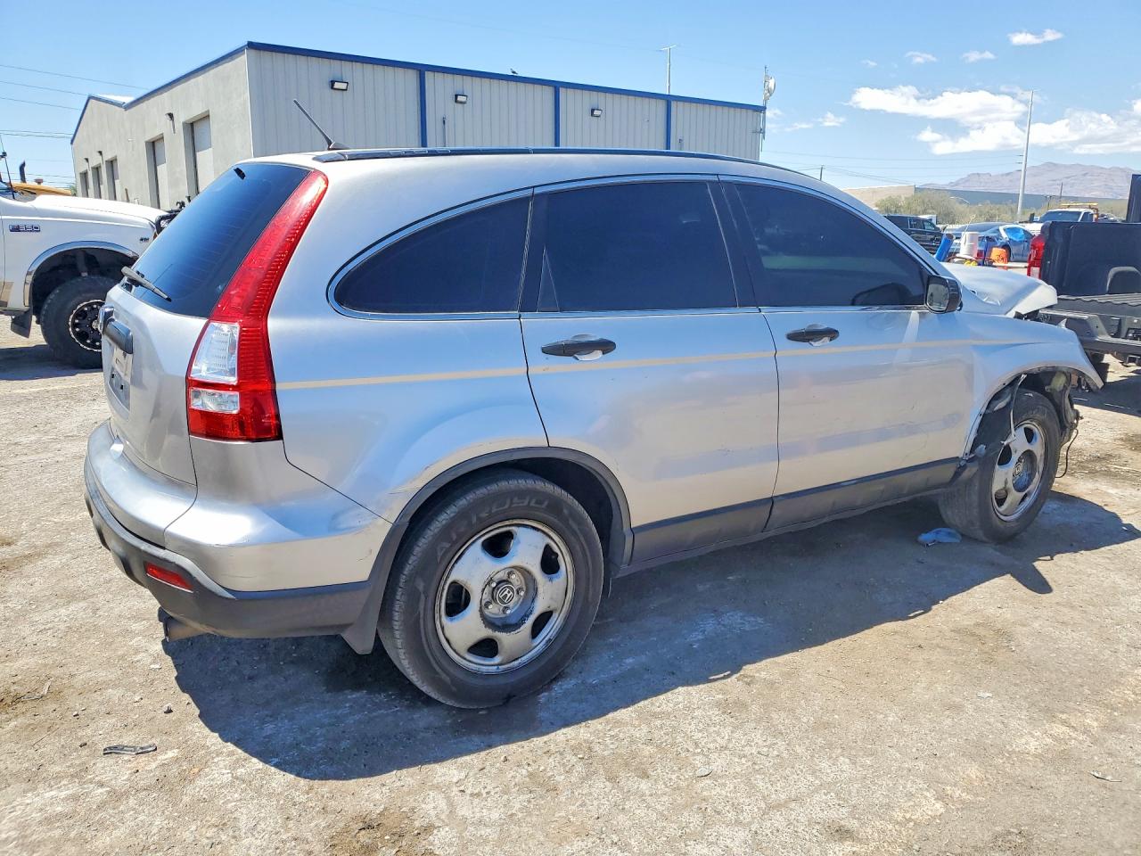 2008 Honda Cr-v Lx Silver vin: JHLRE38328C009174
