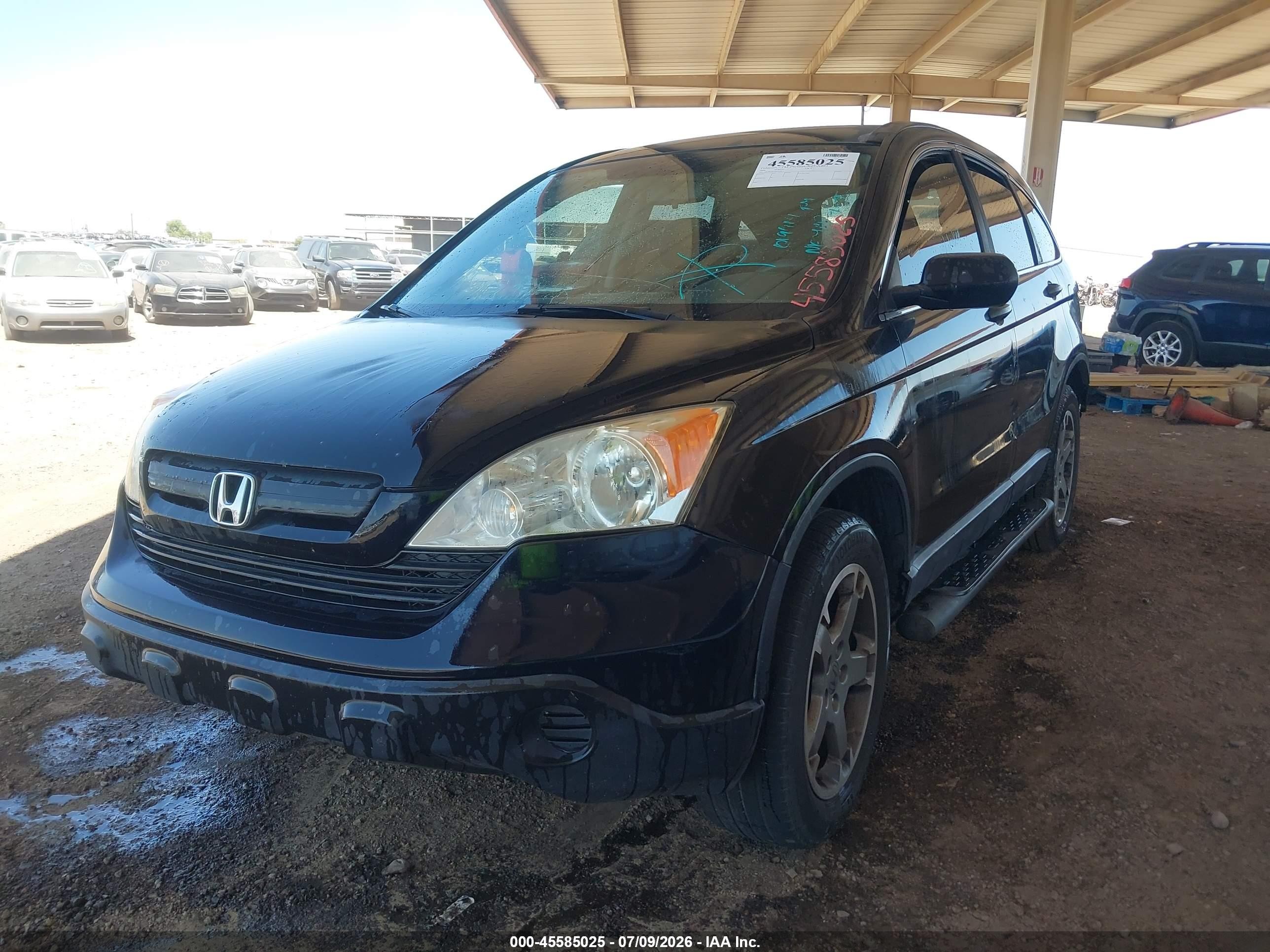 2008 Honda Cr-v Lx Черный vin: JHLRE38328C019414