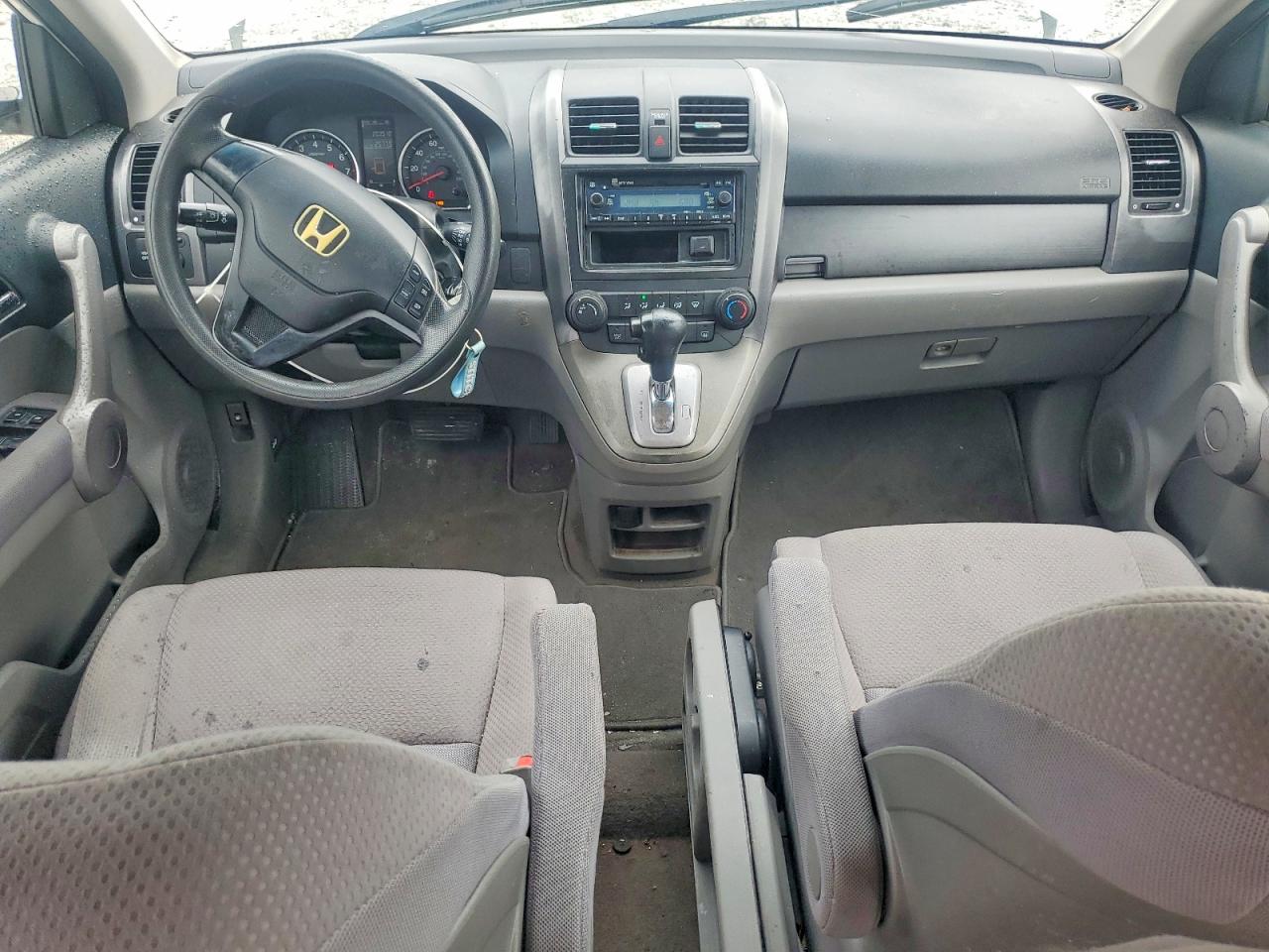 2007 Honda Cr-v Lx White vin: JHLRE38337C036222