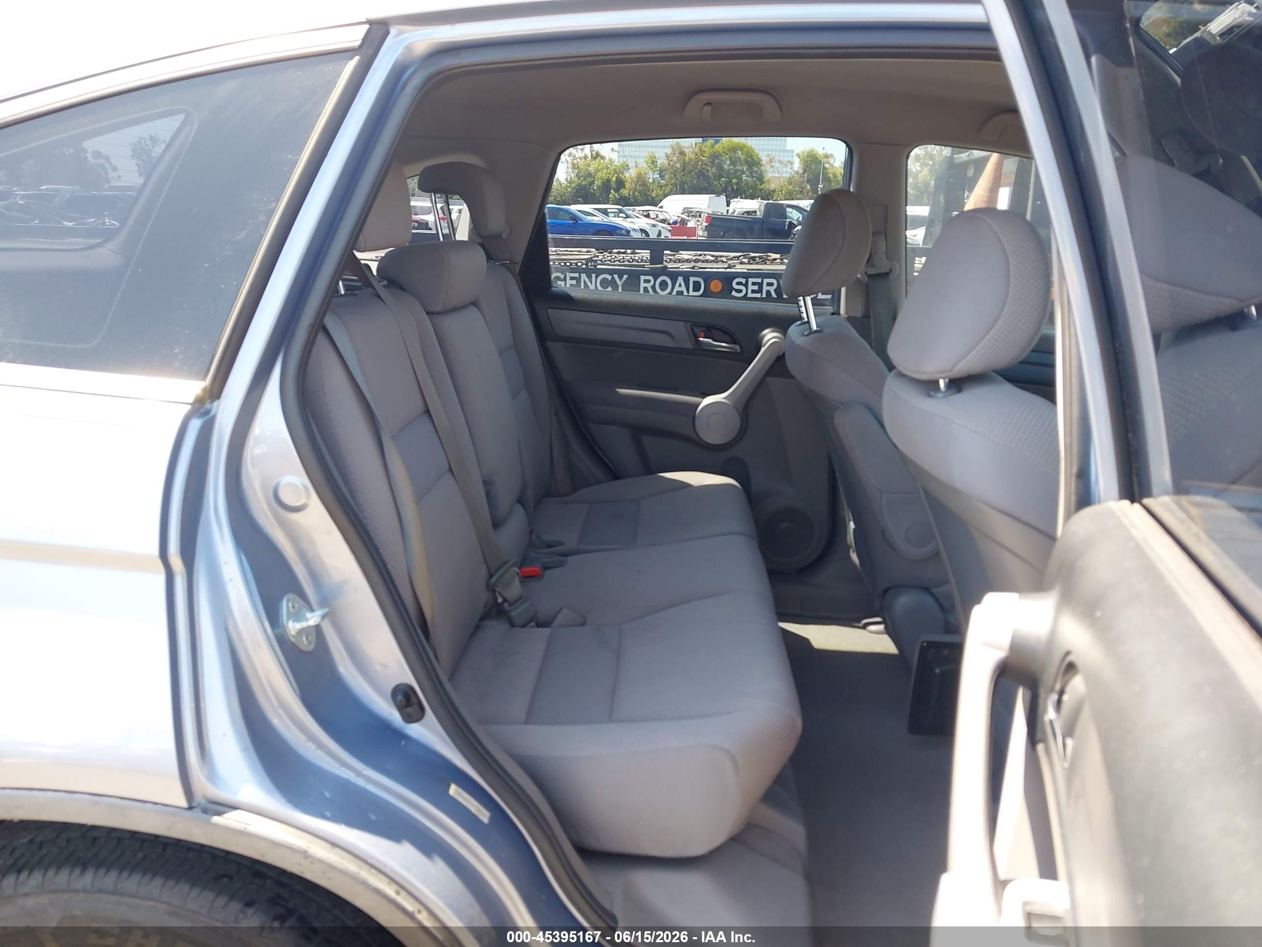 2007 Honda Cr-v Lx Blue vin: JHLRE38337C037385