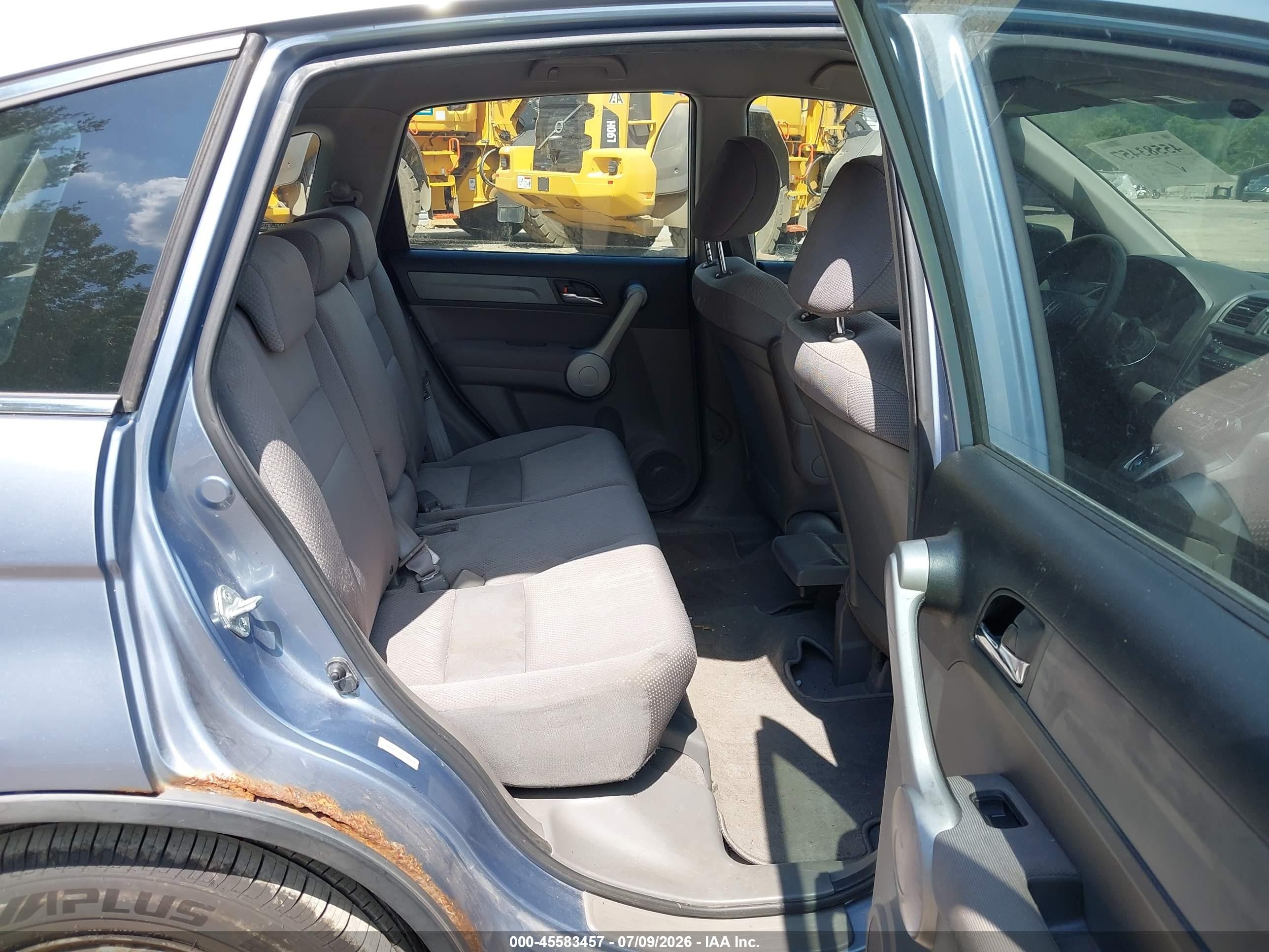 2007 Honda Cr-v Lx Blue vin: JHLRE38337C061721