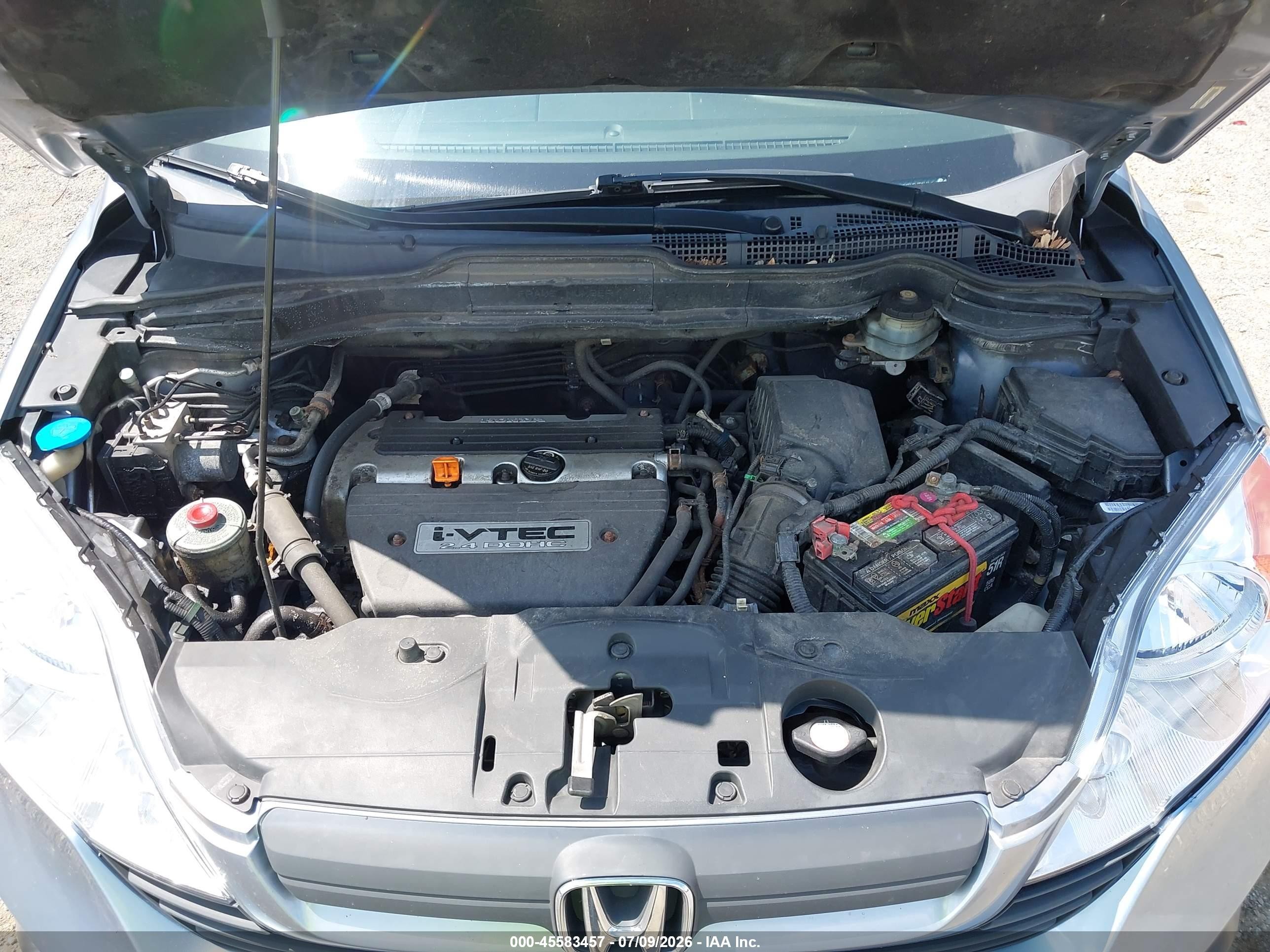 2007 Honda Cr-v Lx Blue vin: JHLRE38337C061721