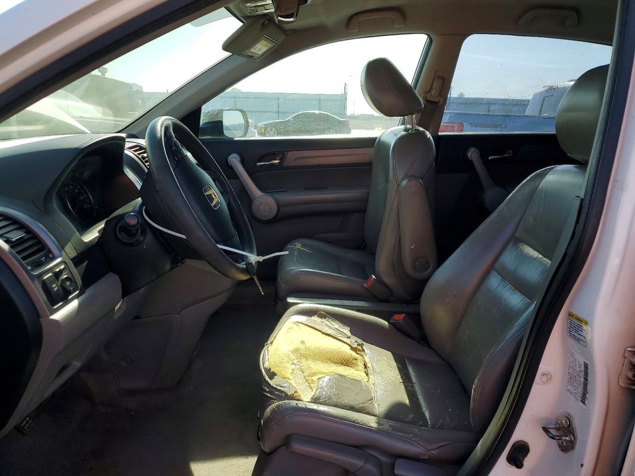 2007 Honda Cr-v Lx White vin: JHLRE38337C075246