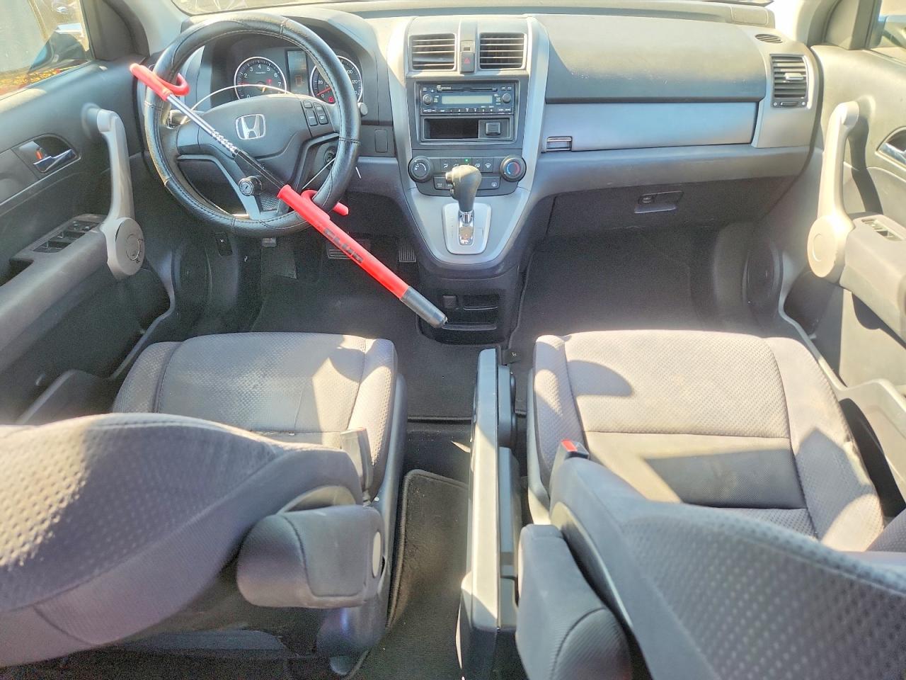 2007 Honda Cr-v Lx Black vin: JHLRE38337C080740