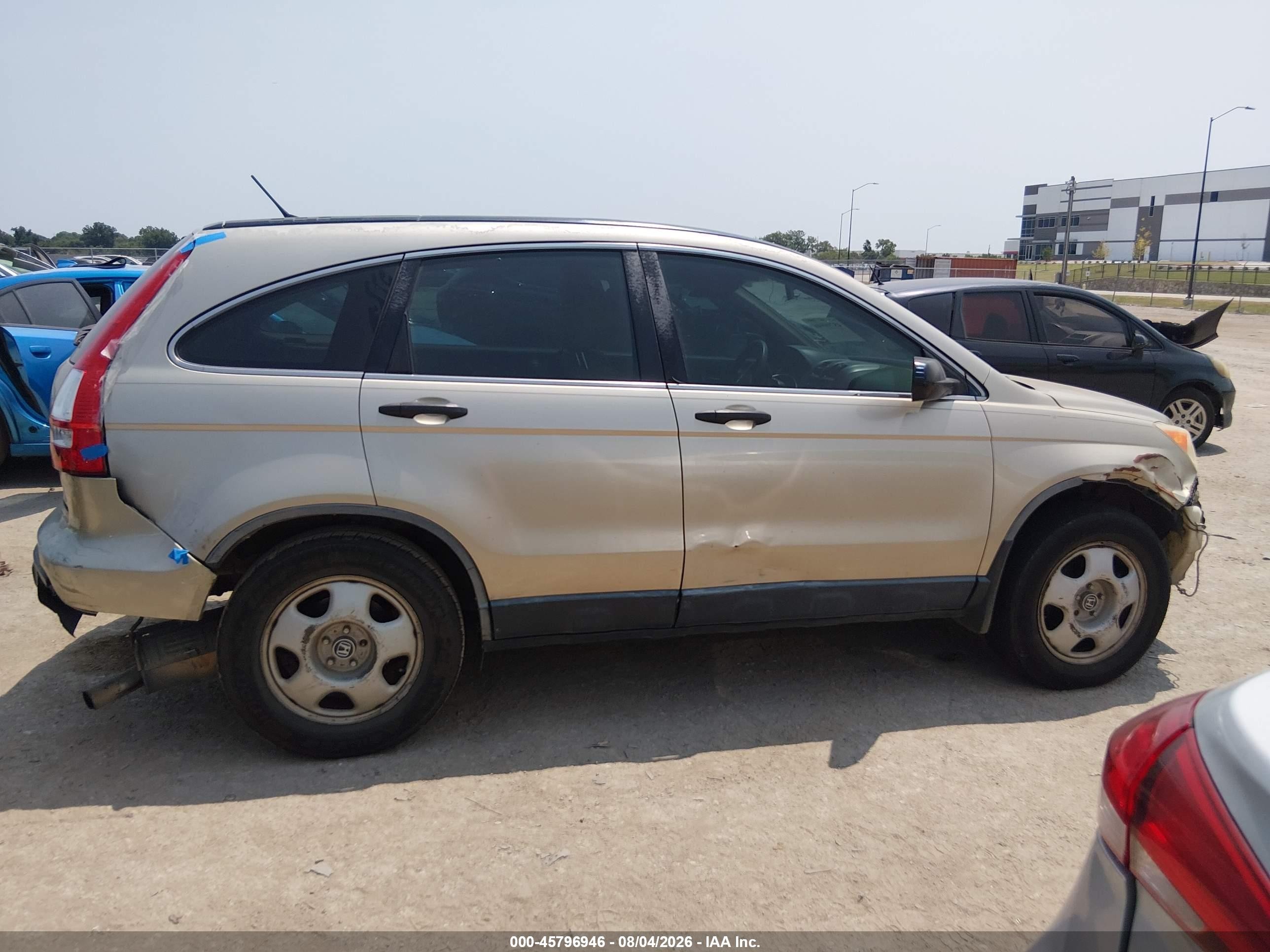 2008 Honda Cr-v Lx Gold vin: JHLRE38338C014190