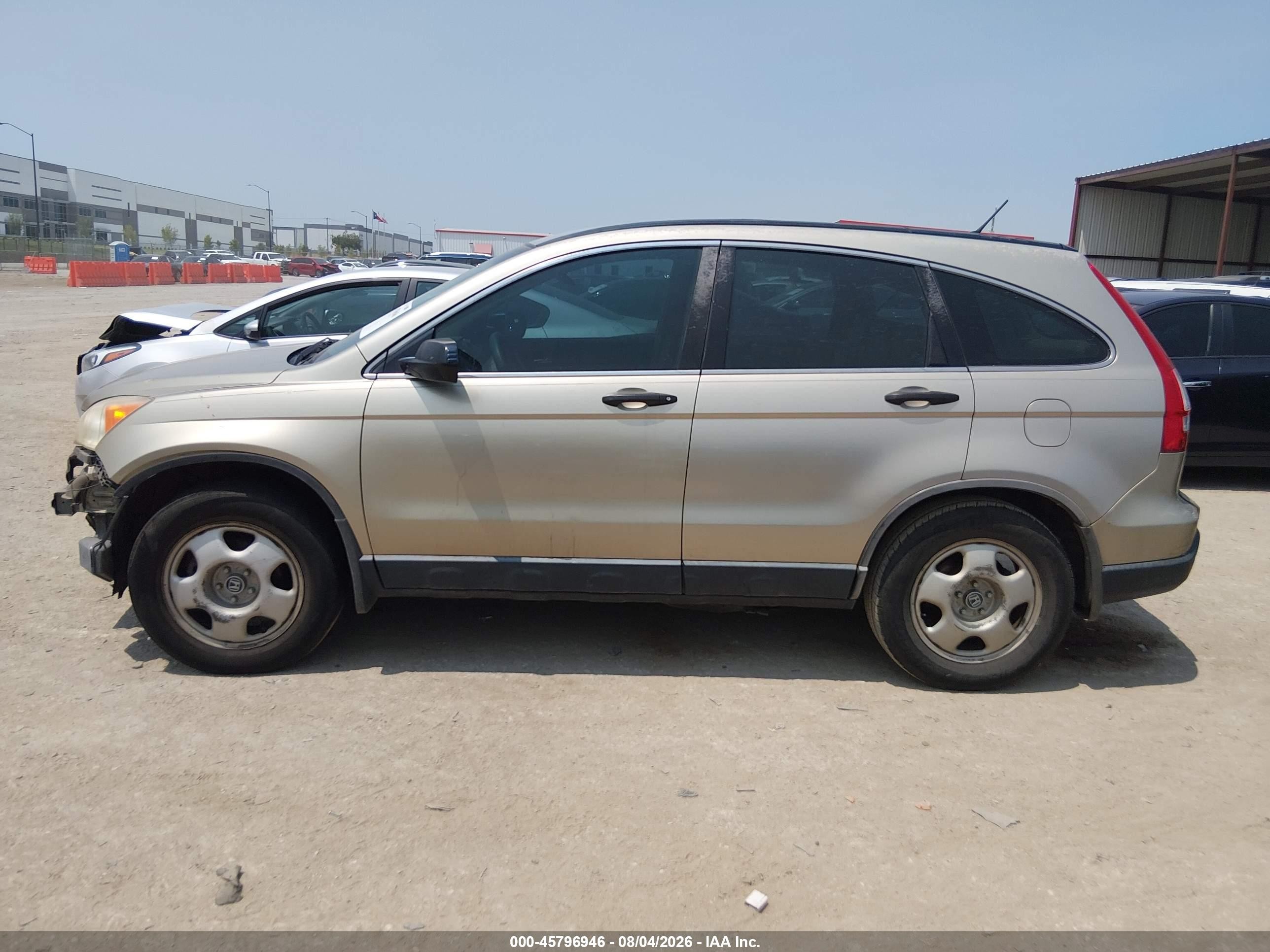 2008 Honda Cr-v Lx Gold vin: JHLRE38338C014190