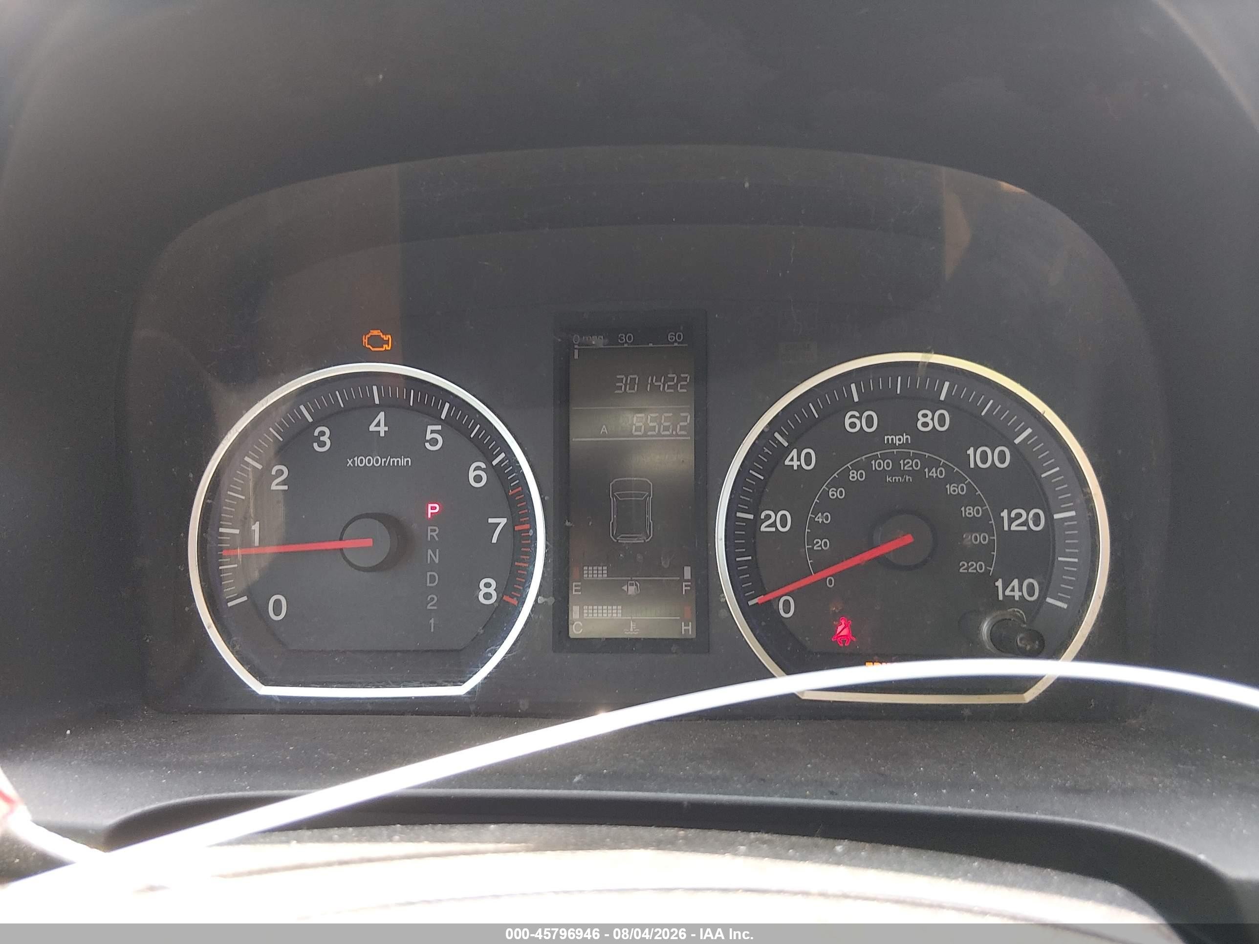 2008 Honda Cr-v Lx Gold vin: JHLRE38338C014190