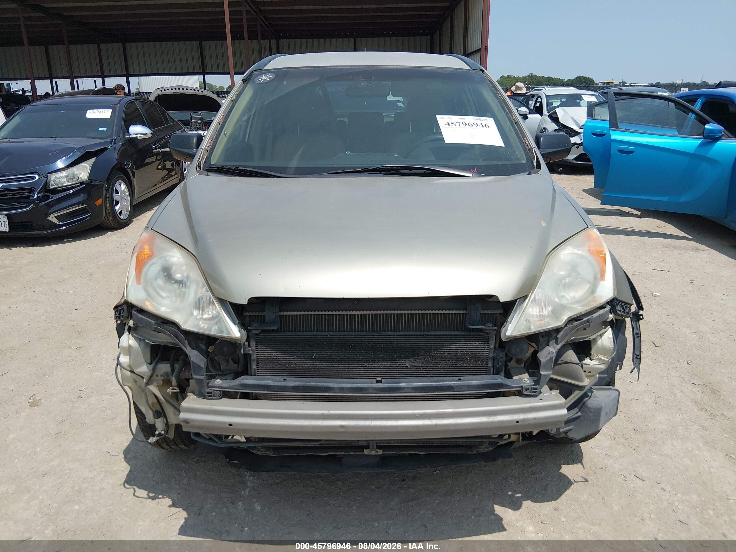 2008 Honda Cr-v Lx Gold vin: JHLRE38338C014190