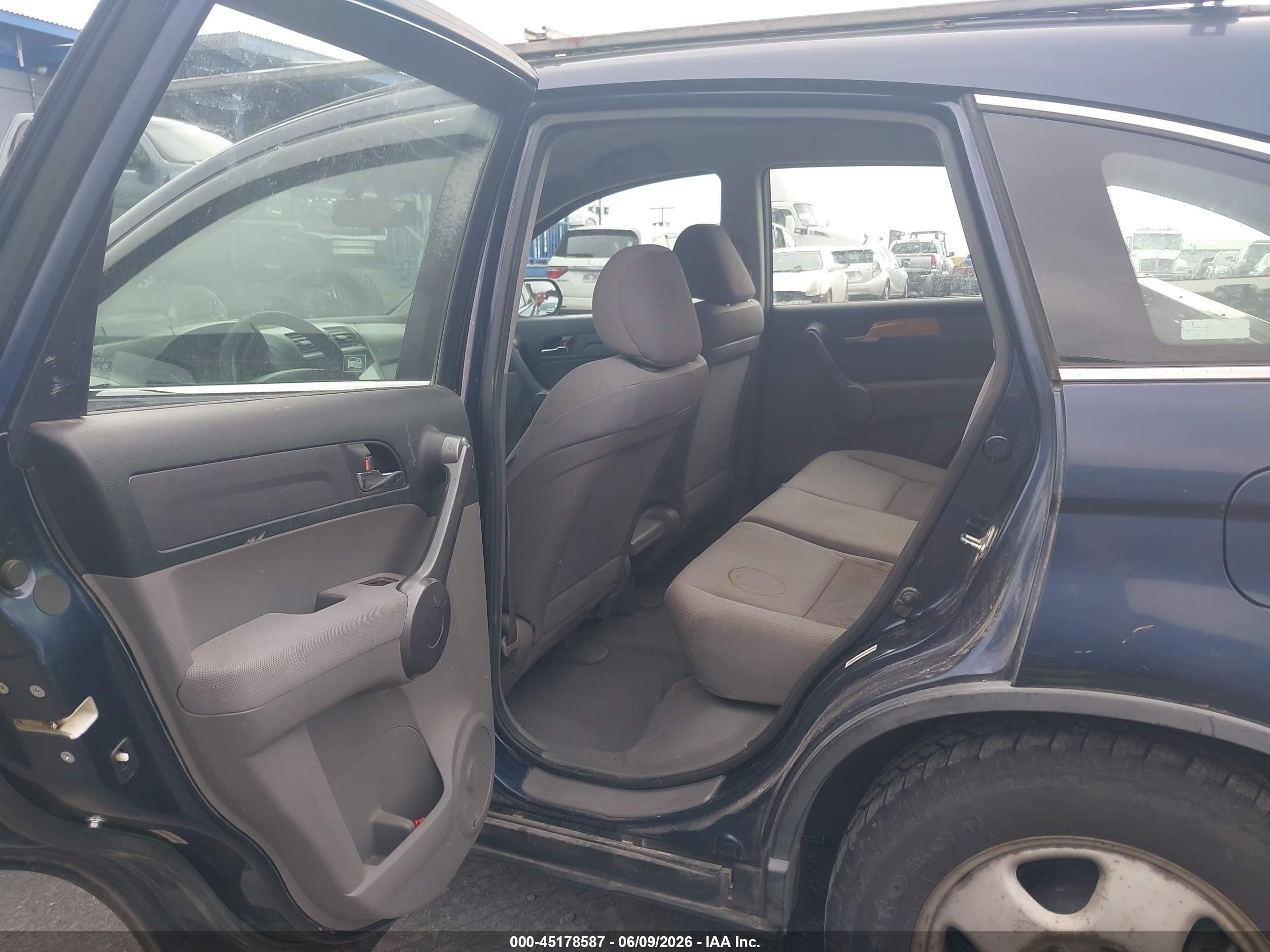 2008 Honda Cr-v Lx Blue vin: JHLRE38338C018983
