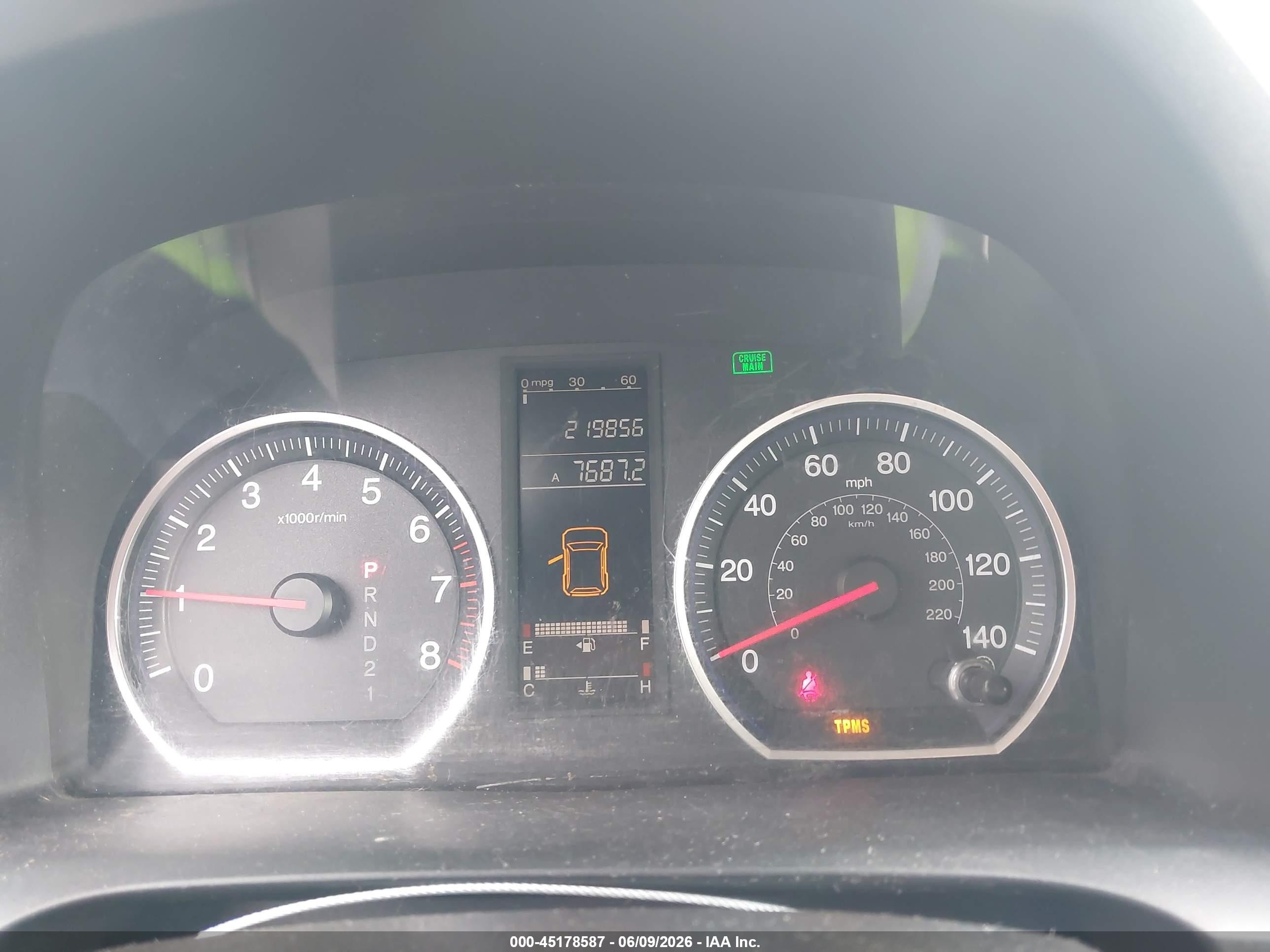 2008 Honda Cr-v Lx Blue vin: JHLRE38338C018983