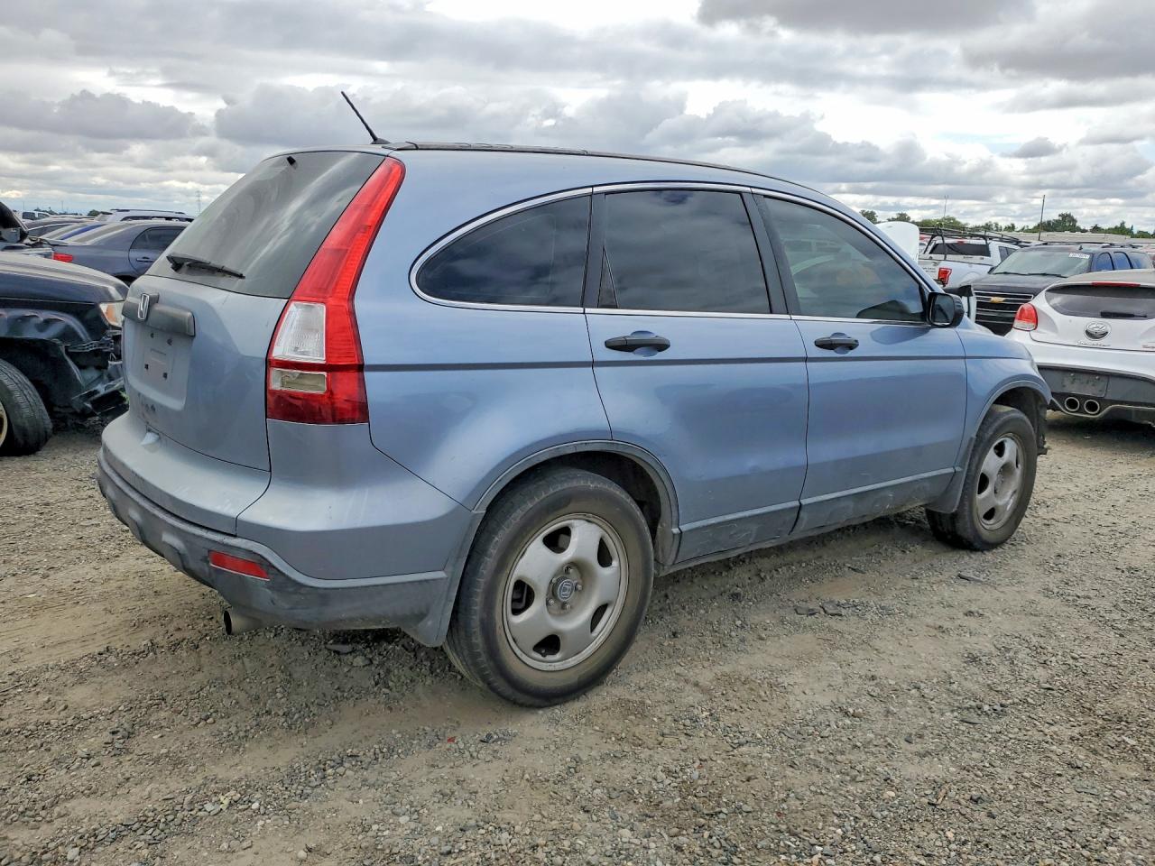 2008 Honda Cr-v Lx Blue vin: JHLRE38338C040756
