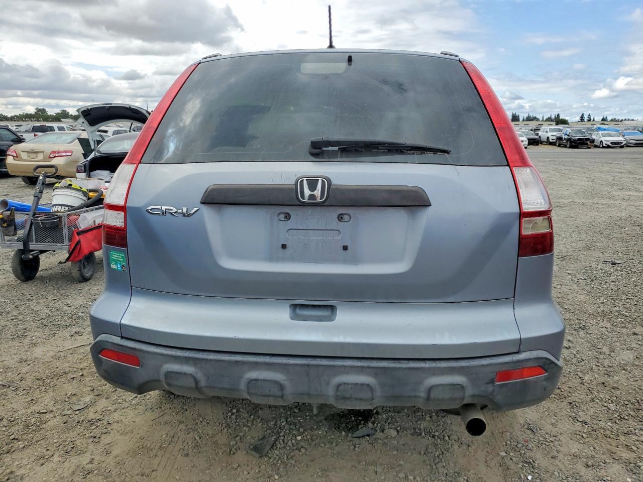 2008 Honda Cr-v Lx Blue vin: JHLRE38338C040756