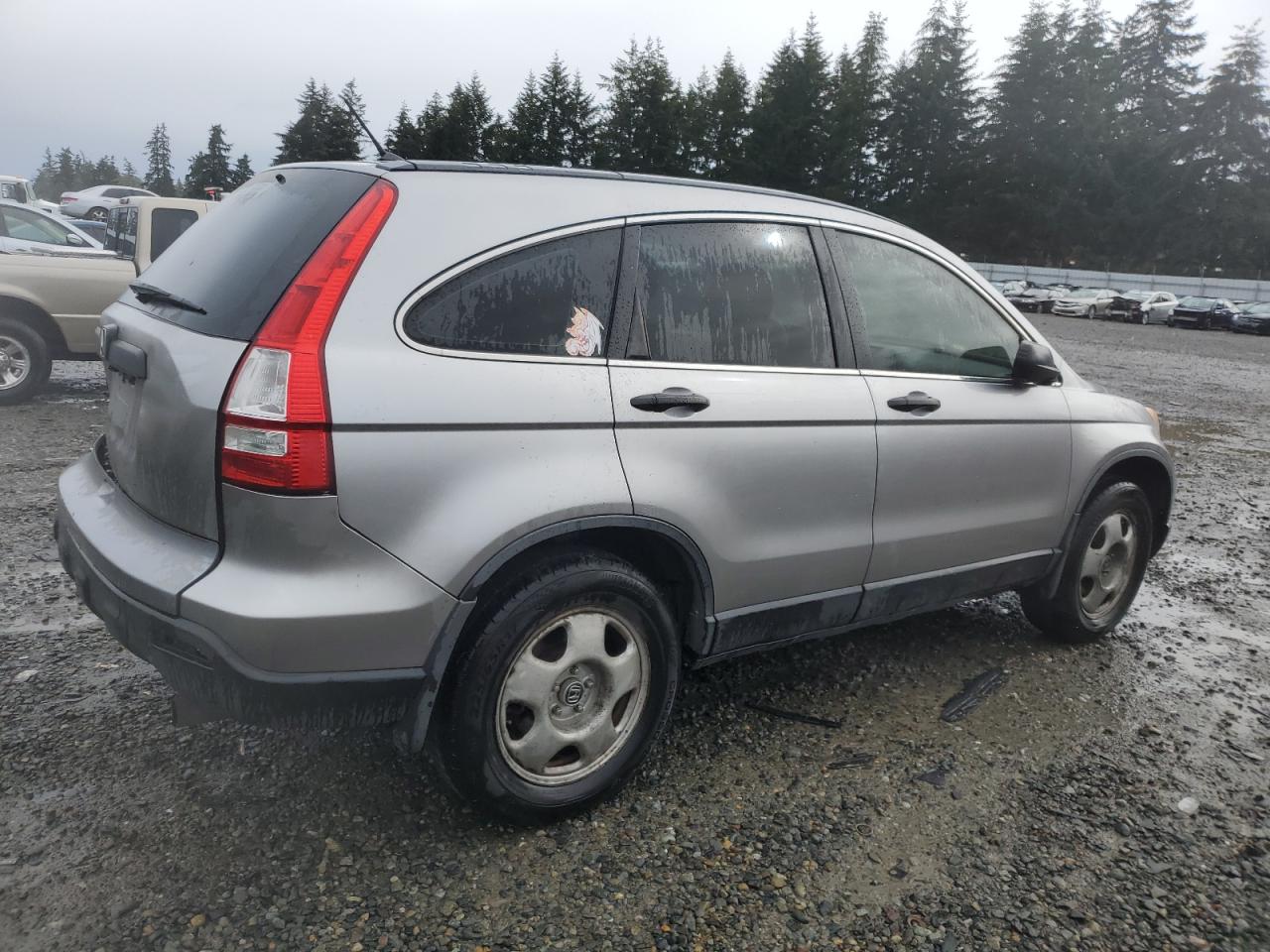 2008 Honda Cr-v Lx Silver vin: JHLRE38338C053961