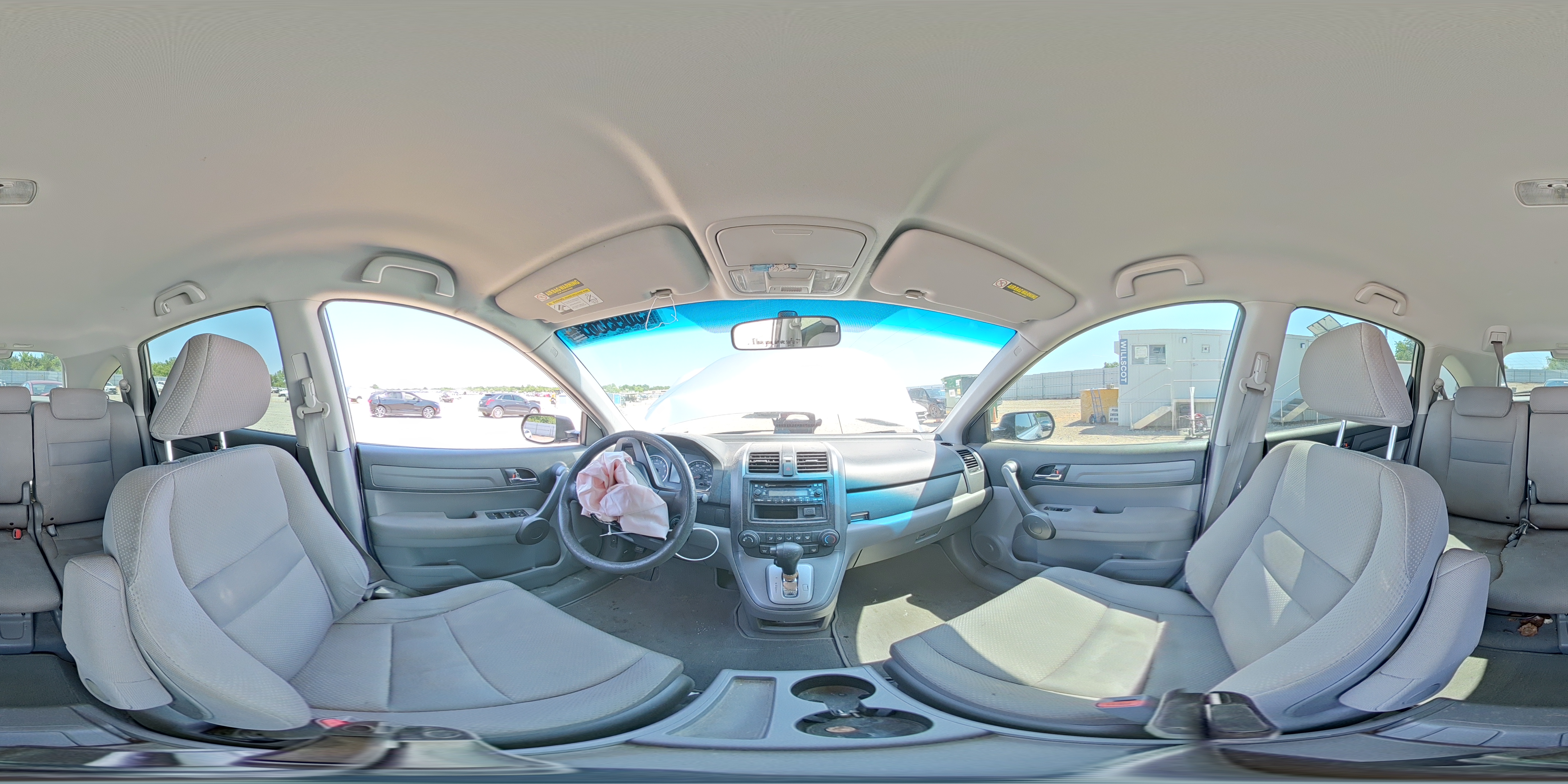 2009 Honda Cr-v Gray vin: JHLRE38339C006754
