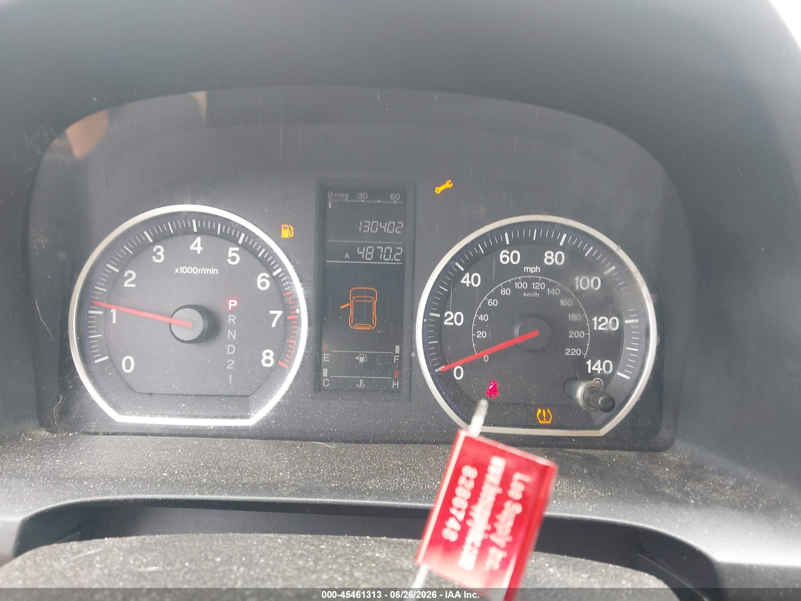 2009 Honda Cr-v Lx Gold vin: JHLRE38339C015373
