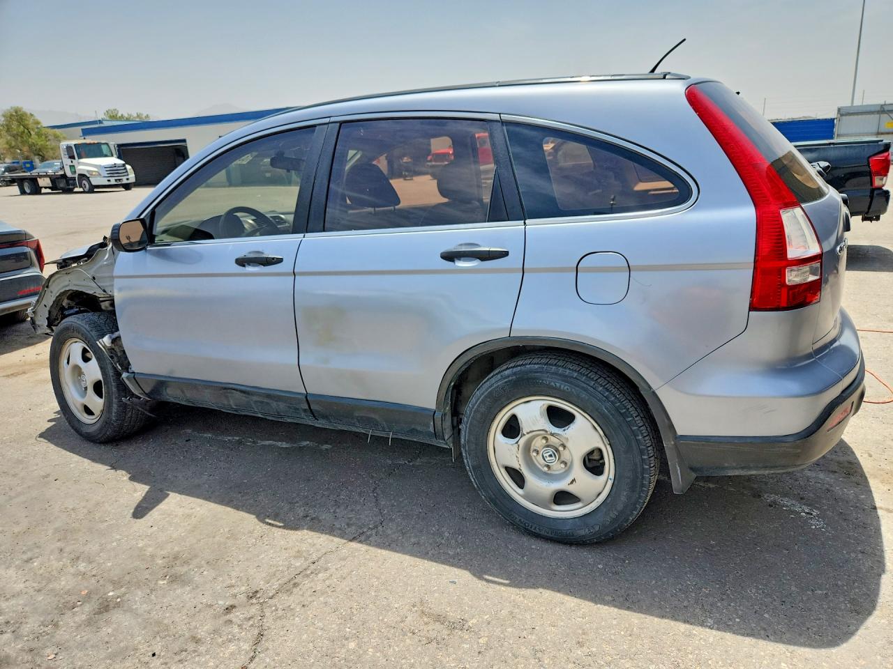 2007 Honda Cr-v Lx Blue vin: JHLRE38347C013337