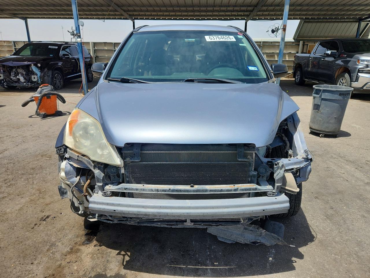 2007 Honda Cr-v Lx Blue vin: JHLRE38347C013337