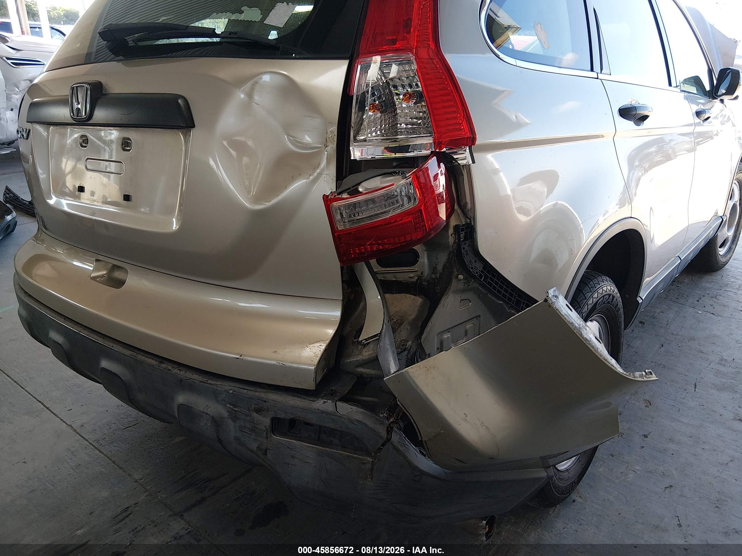 2007 Honda Cr-v Lx Gold vin: JHLRE38347C017517