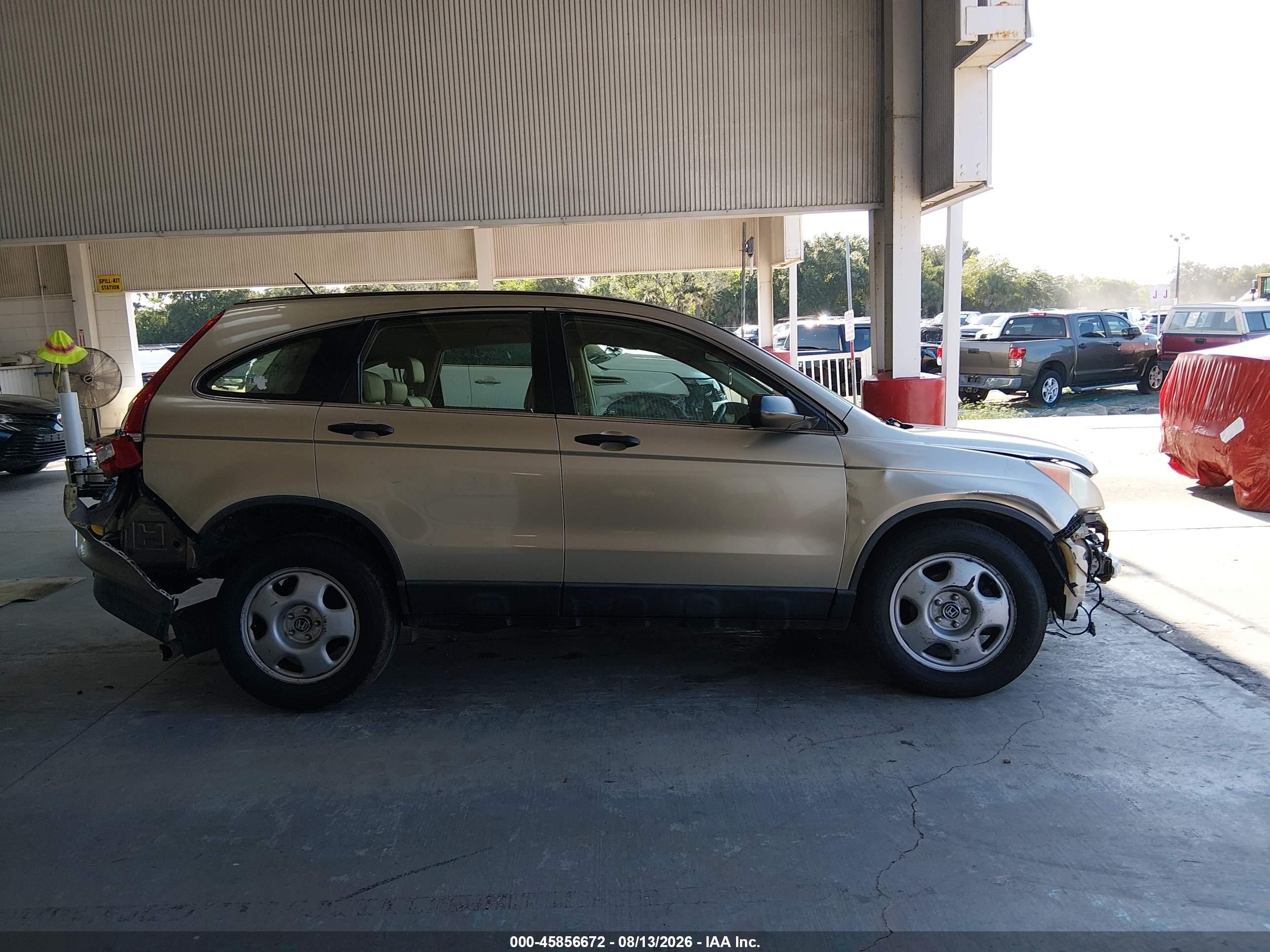 2007 Honda Cr-v Lx Gold vin: JHLRE38347C017517