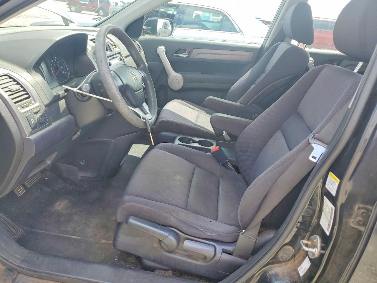2007 Honda Cr-v Lx Black vin: JHLRE38347C046578