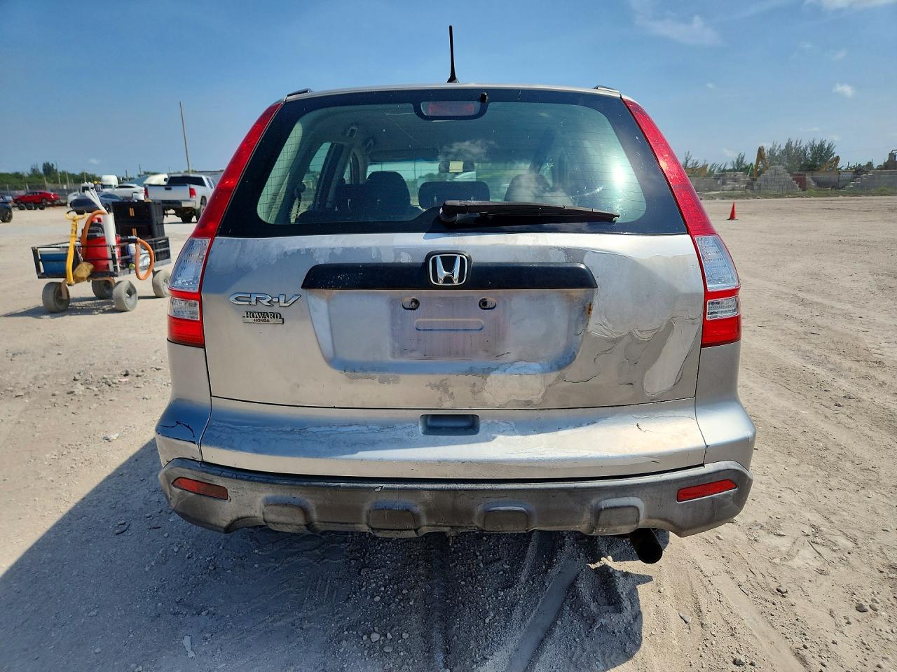 2007 Honda Cr-v Lx Silver vin: JHLRE38347C053367