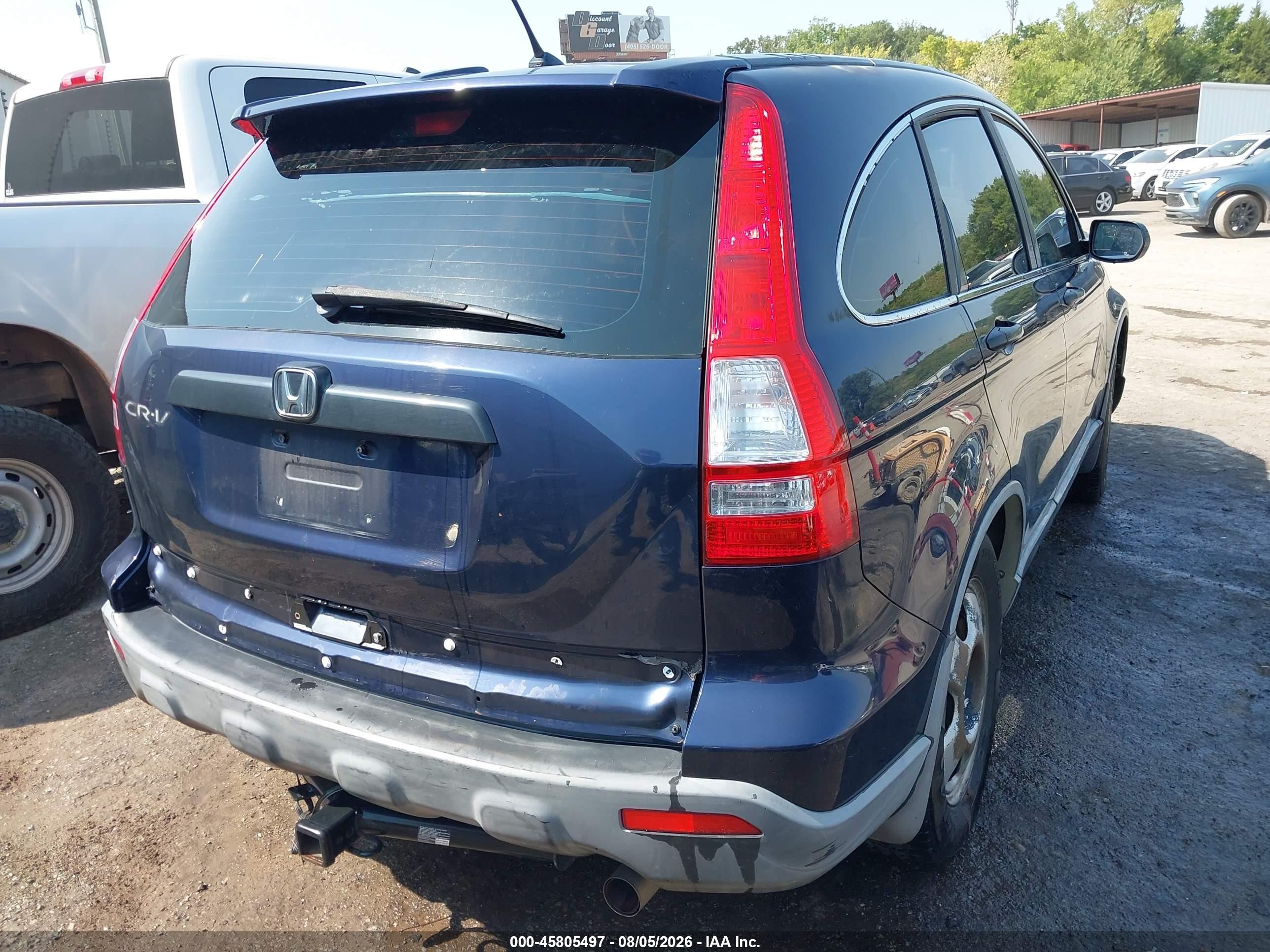 2008 Honda Cr-v Lx Синий vin: JHLRE38348C000329