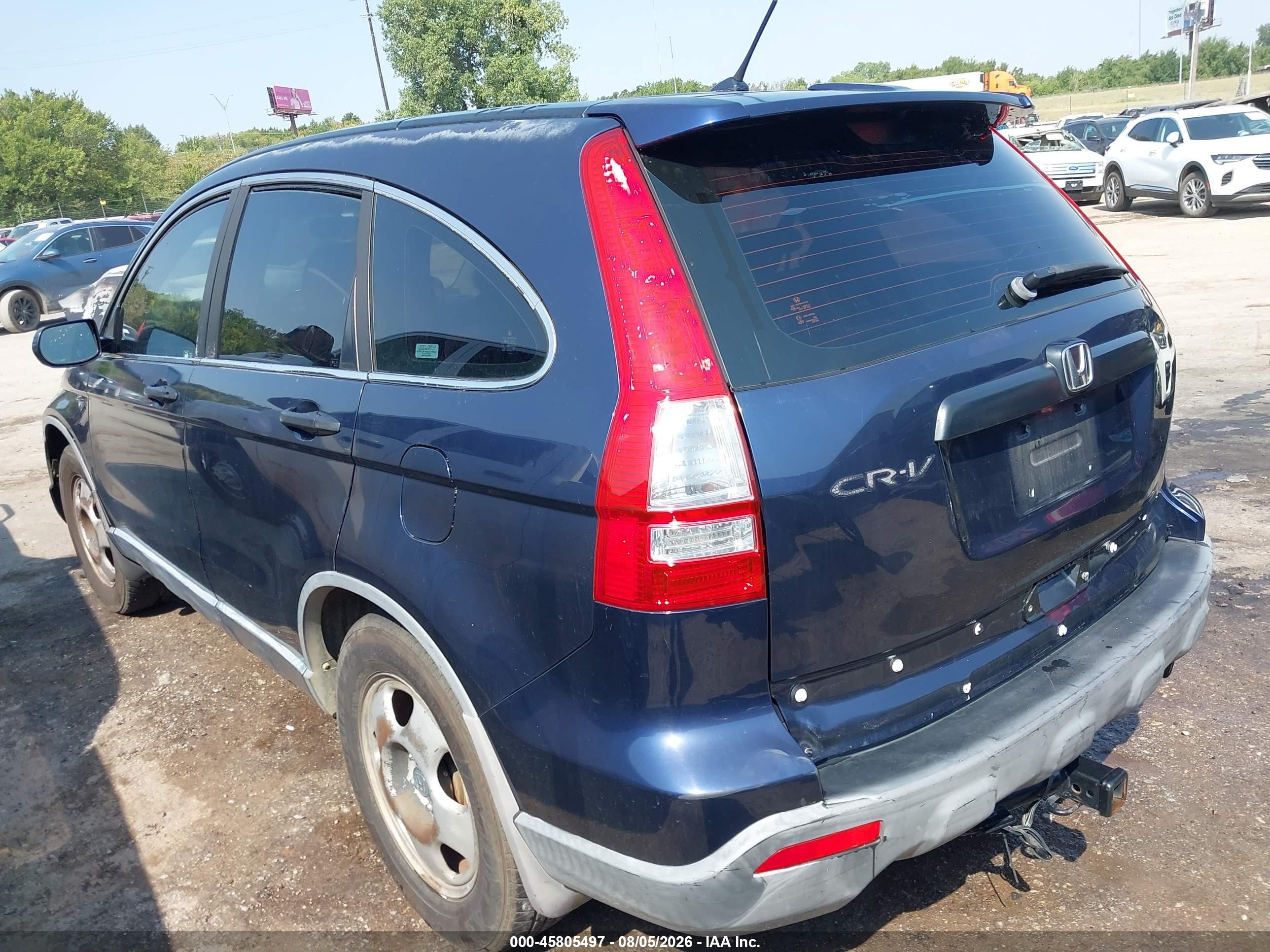 2008 Honda Cr-v Lx Синий vin: JHLRE38348C000329