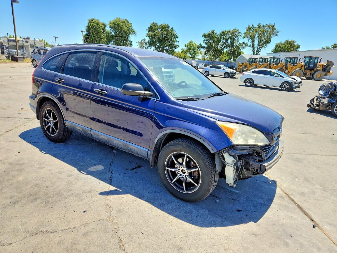 2008 Honda Cr-v Lx Blue vin: JHLRE38348C004820